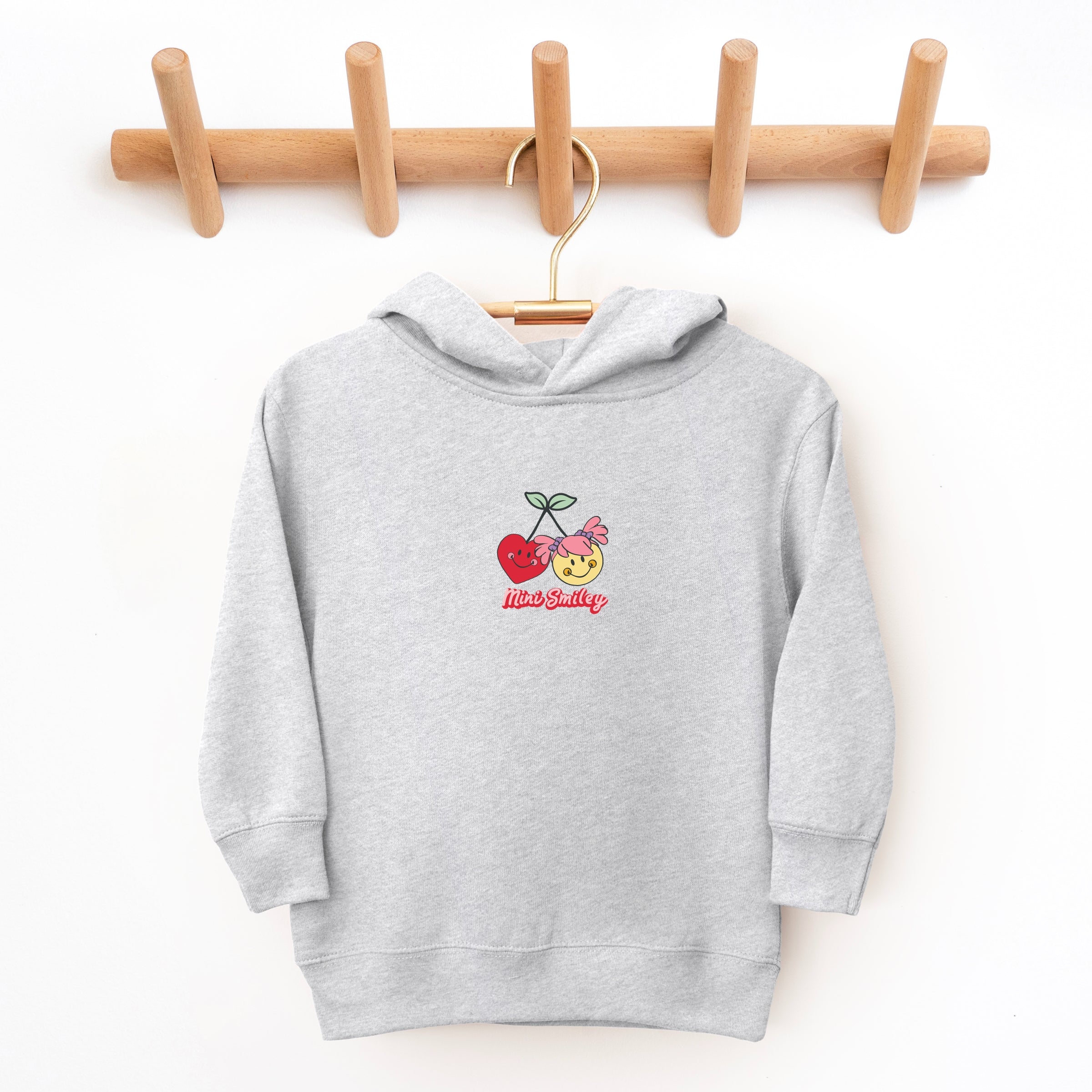 Mini Smiley Kind Cute & Happy - Toddler Hoodie