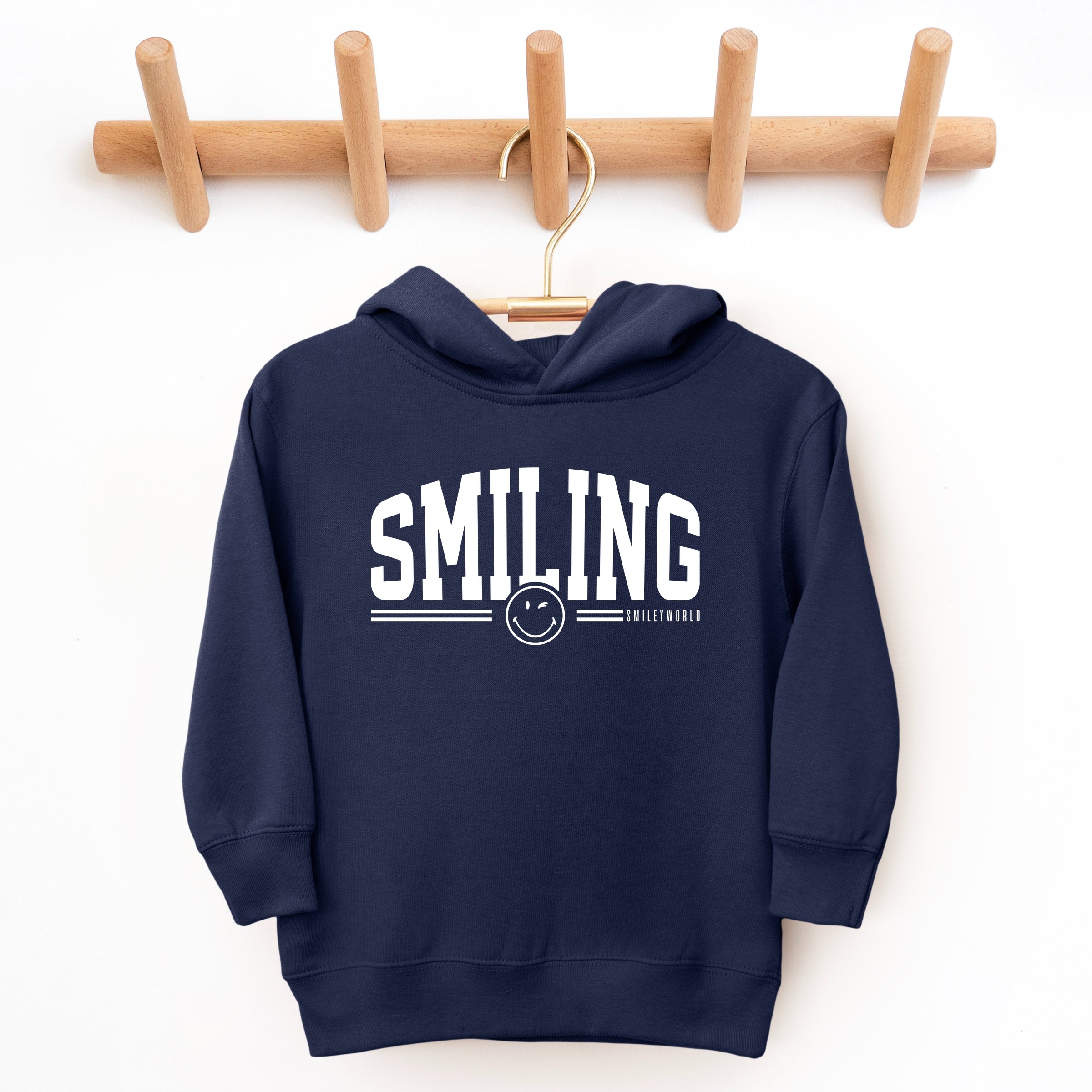 SmileyWorld Arched Varsity - Toddler Hoodie
