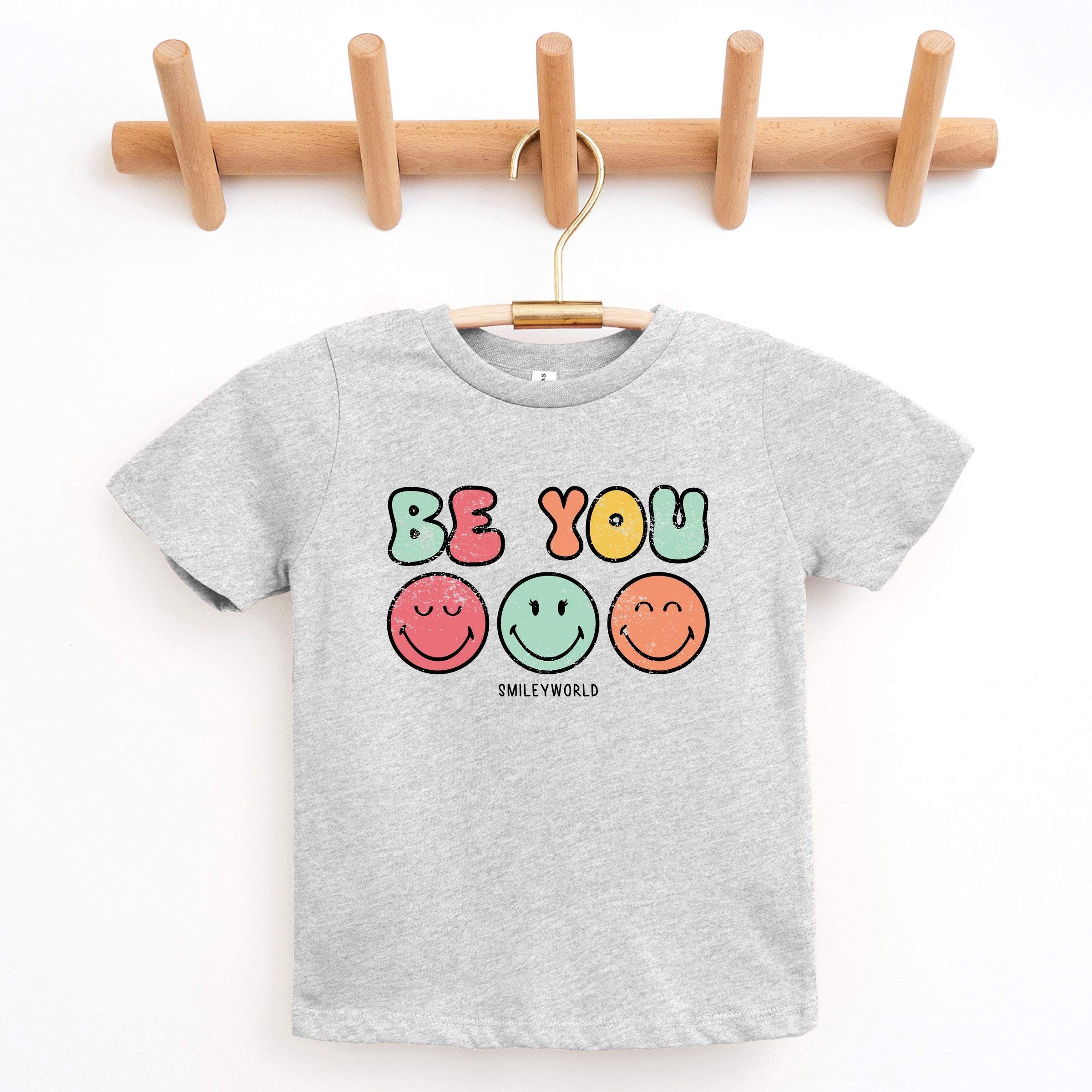 SmileyWorld Be You Groovy - Youth Short Sleeve Graphic T-Shirt