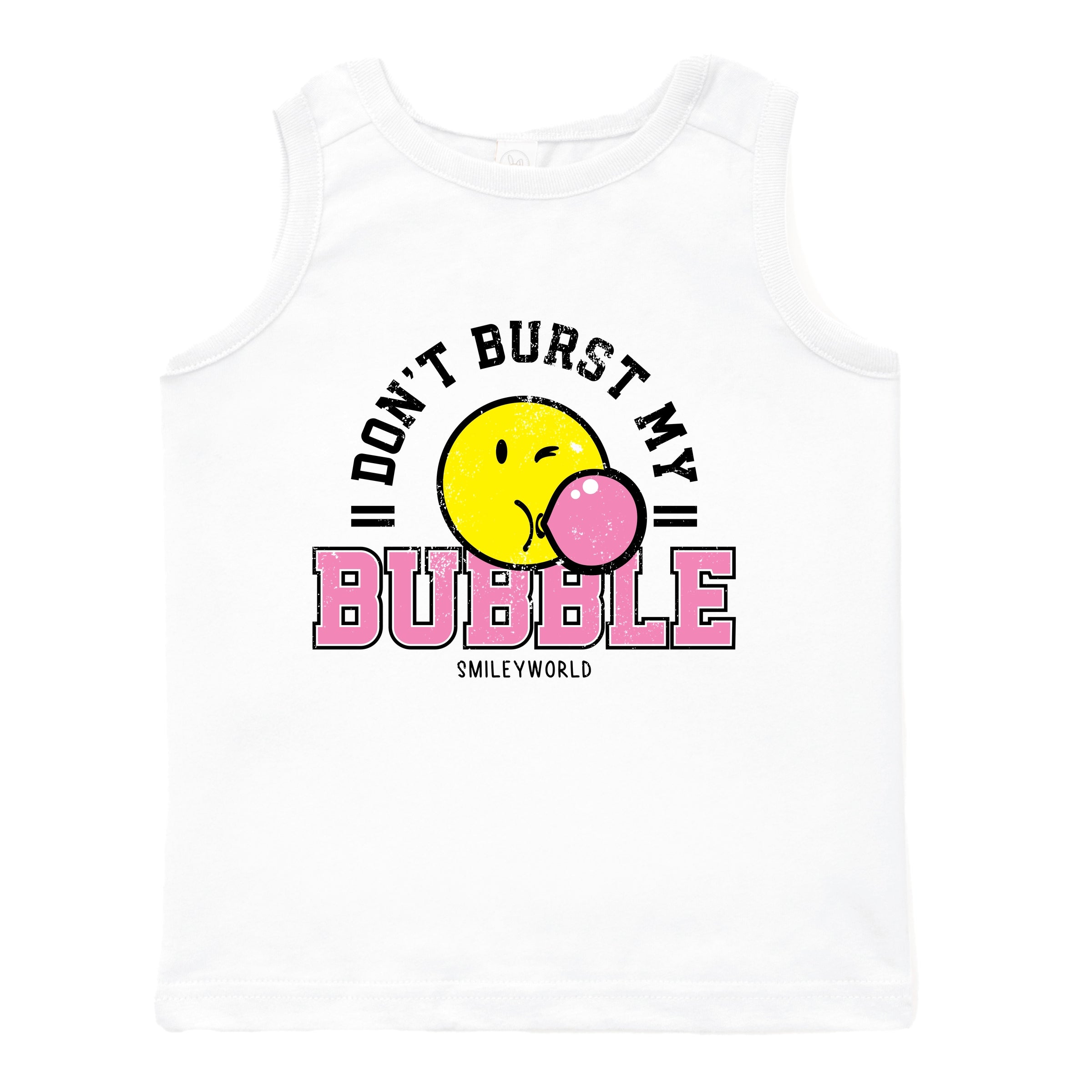SmileyWorld Don't Burst My Bubble - Toddler Graphic Tank