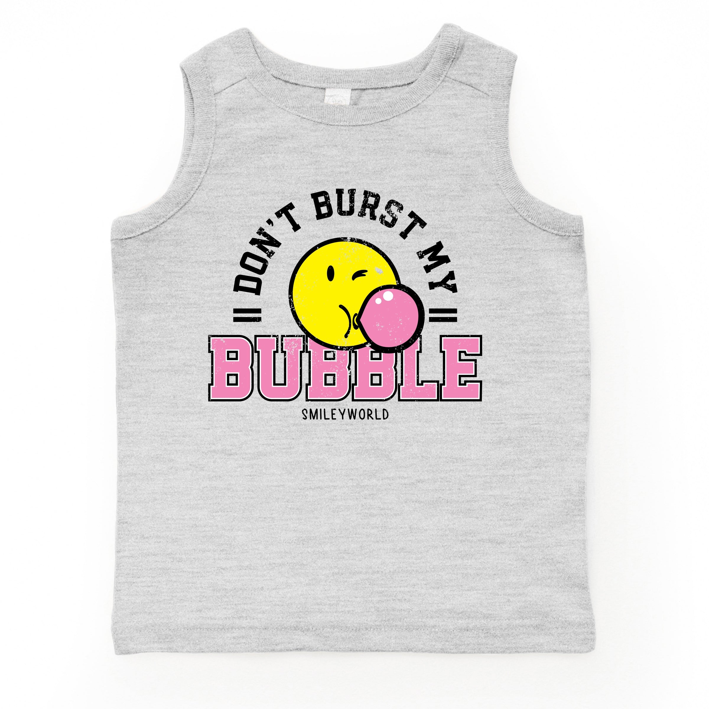 SmileyWorld Don't Burst My Bubble - Toddler Graphic Tank