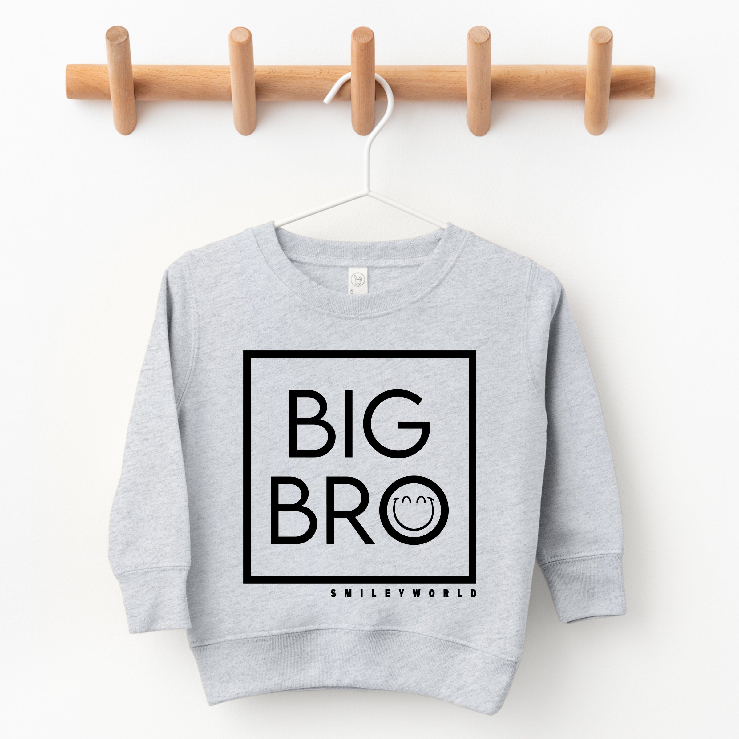 SmileyWorld Big Bro Square - Toddler Graphic Sweatshirt