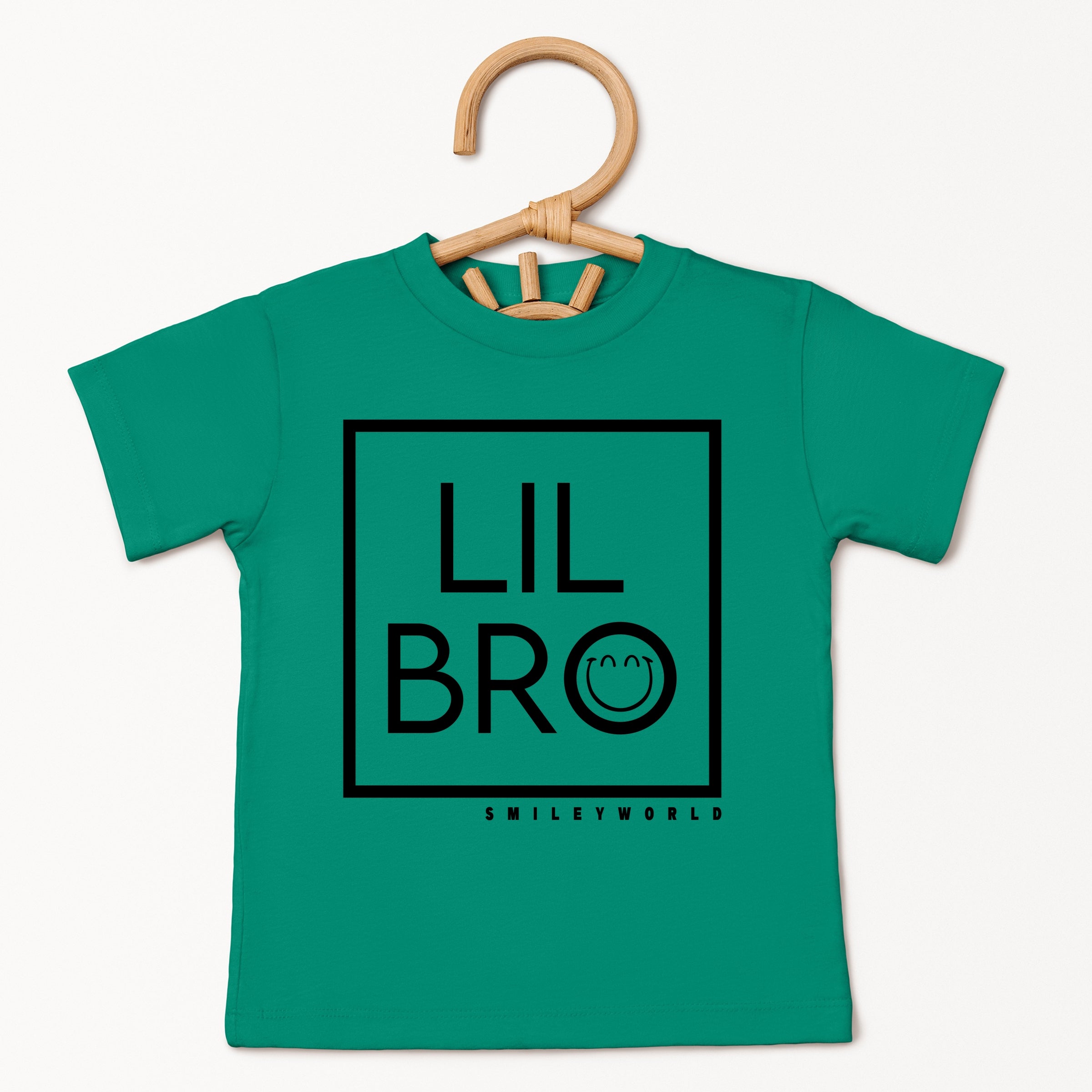 SmileyWorld Lil Bro Square - Toddler Short Sleeve Graphic T-Shirt