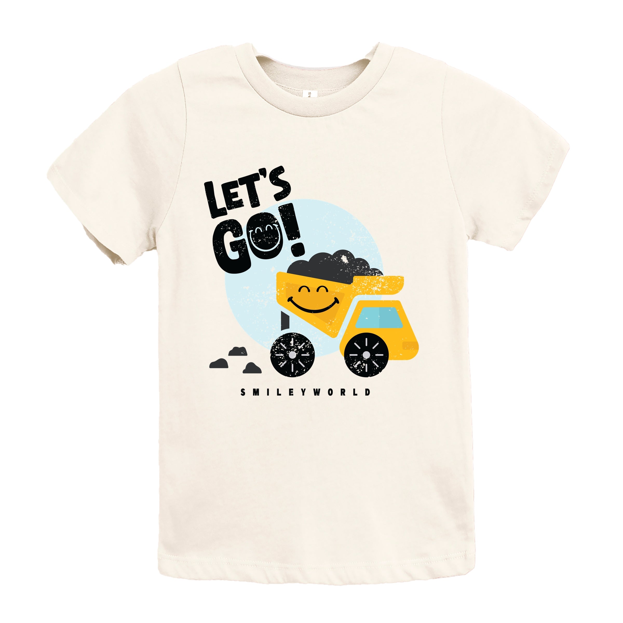 SmileyWorld Let's Go Dump Truck - Youth Short Sleeve Graphic T-Shirt
