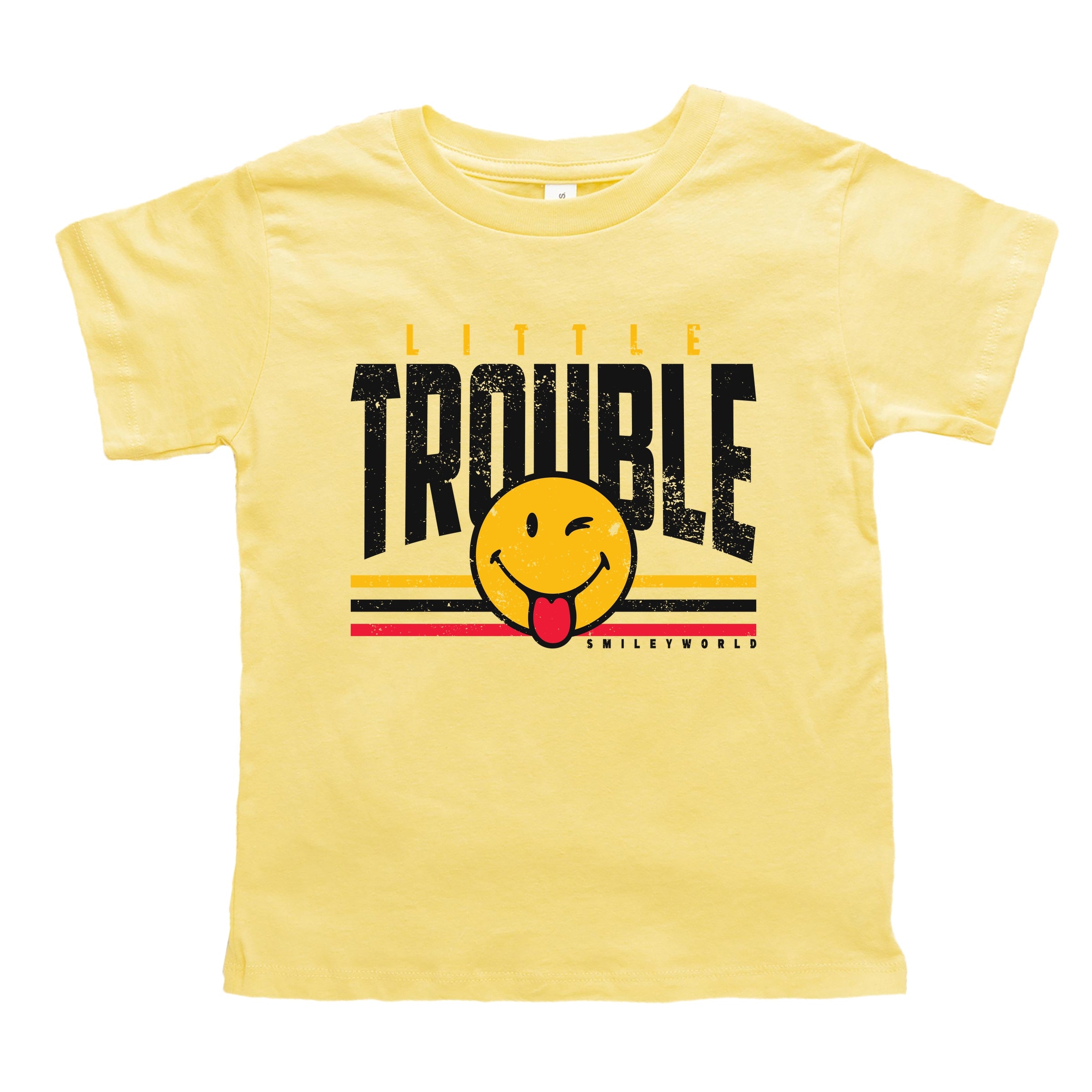 SmileyWorld Little Trouble - Toddler Short Sleeve Graphic T-Shirt