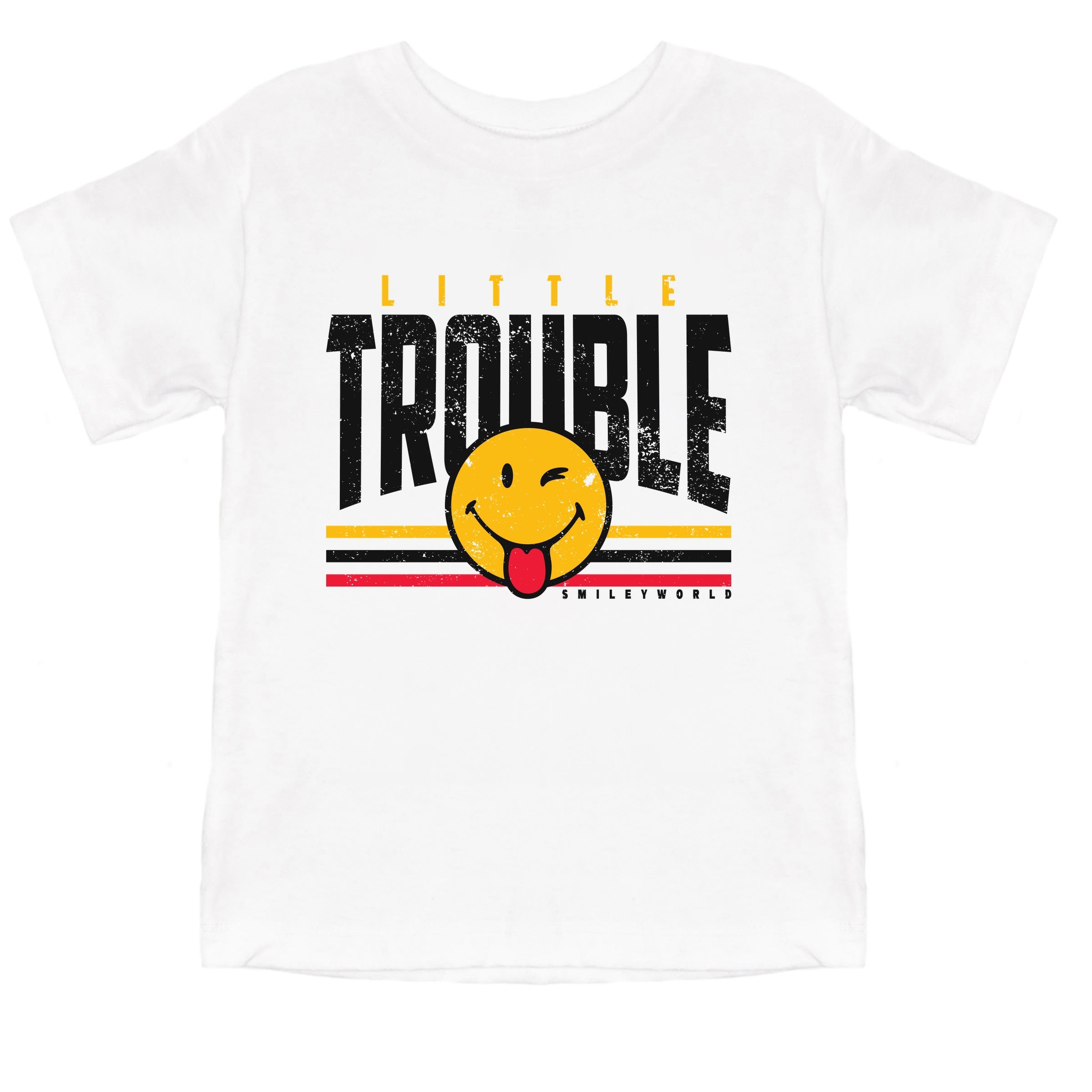 SmileyWorld Little Trouble - Toddler Short Sleeve Graphic T-Shirt
