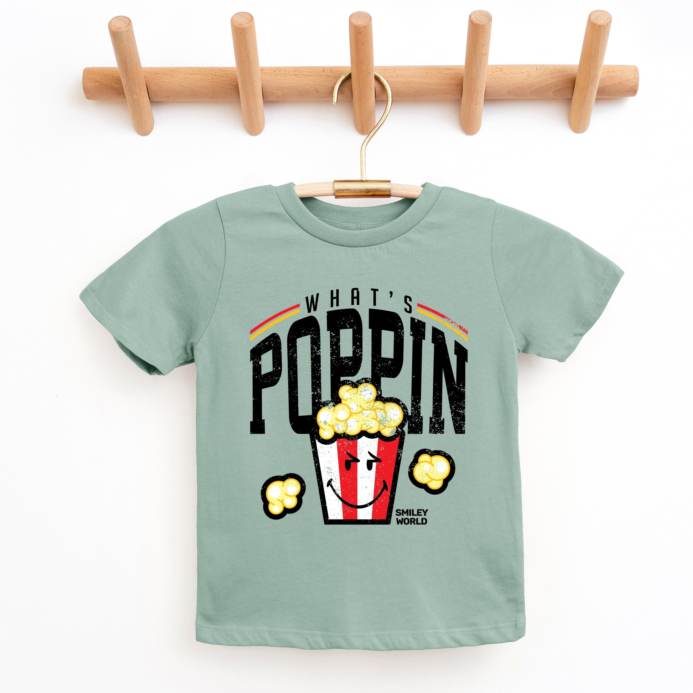 SmileyWorld What's Poppin - Youth Short Sleeve Graphic T-Shirt