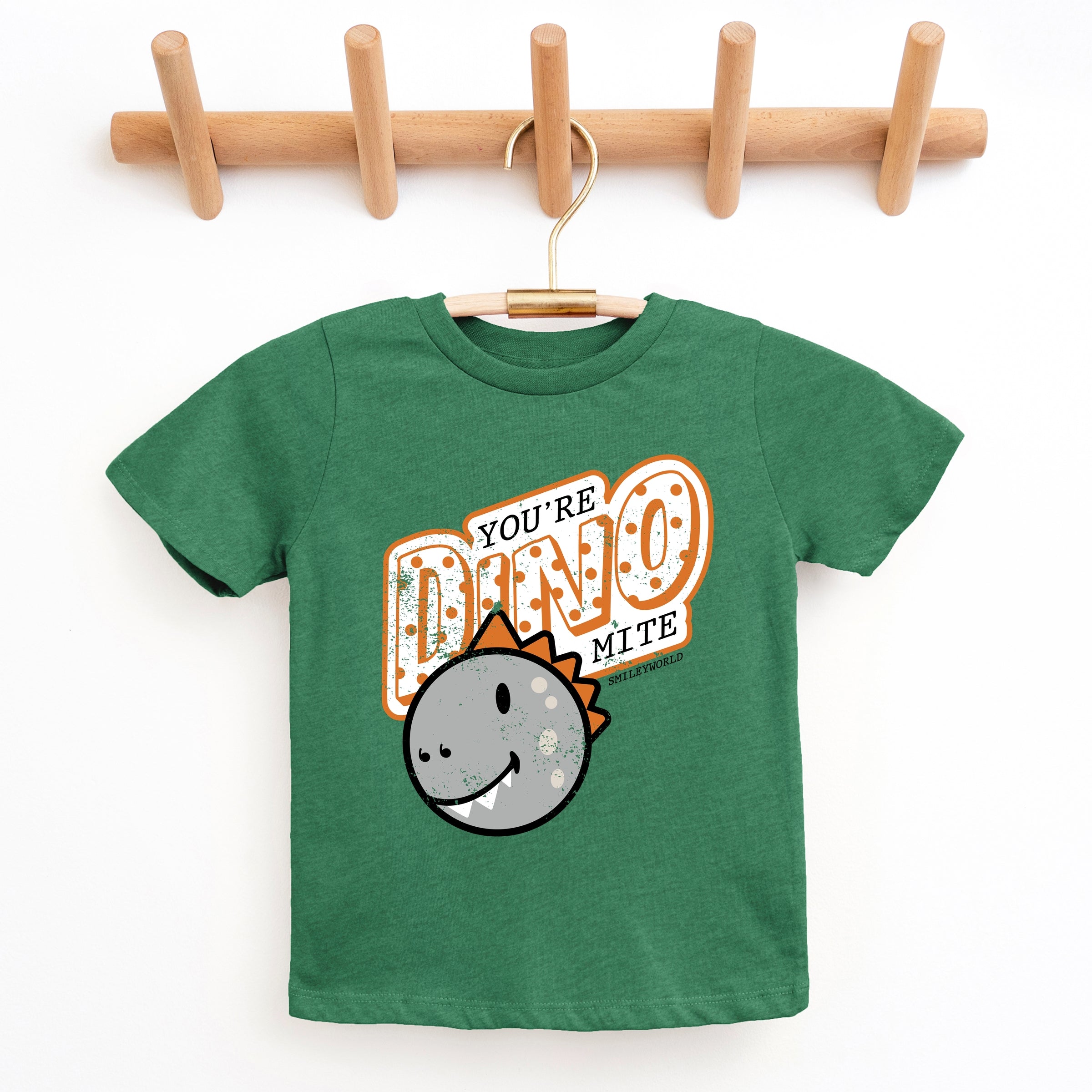SmileyWorld You're Dino-Mite - Youth Short Sleeve Graphic T-Shirt