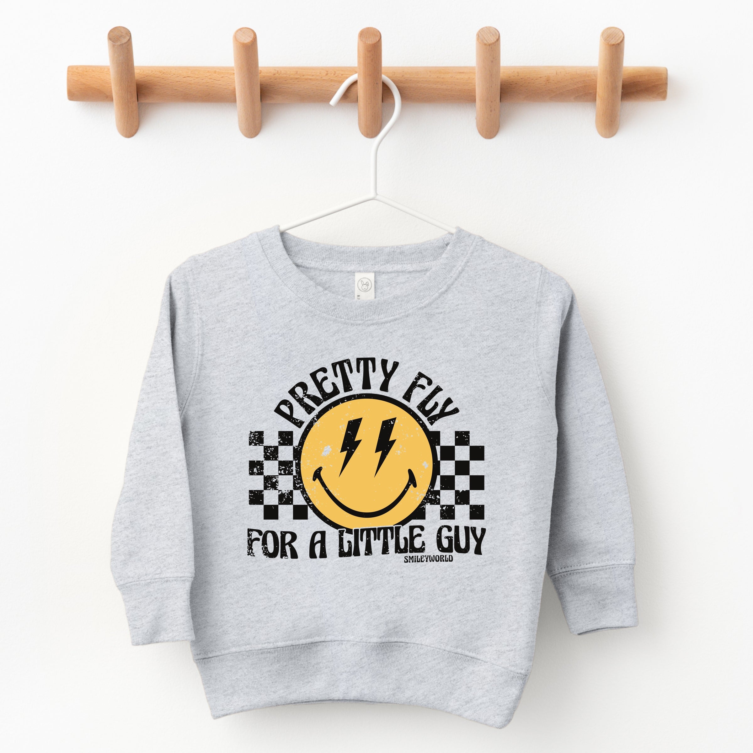 SmileyWorld Pretty Fly For A Little Guy - Toddler Graphic Sweatshirt