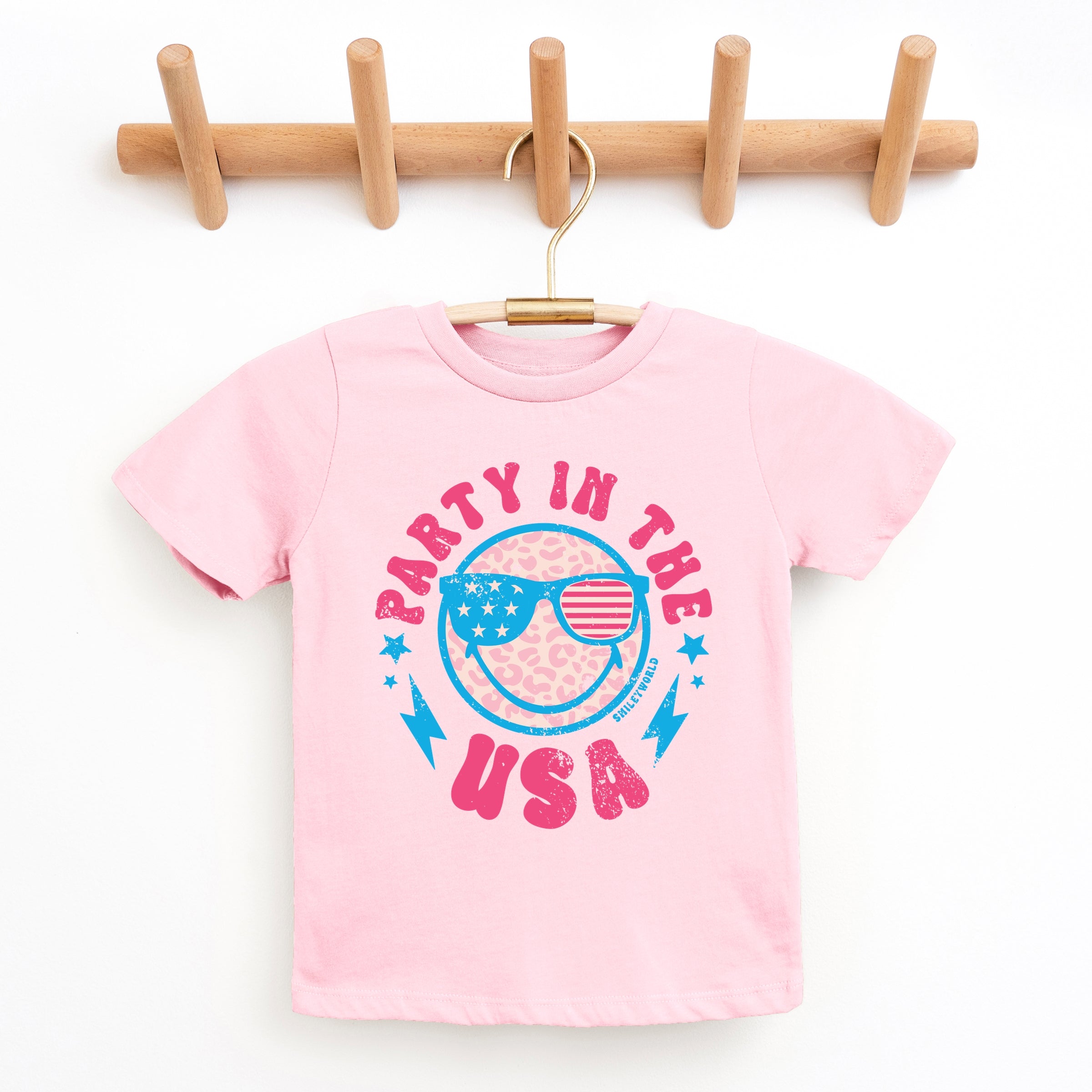 SmileyWorld Party In The USA - Youth Short Sleeve Graphic T-Shirt