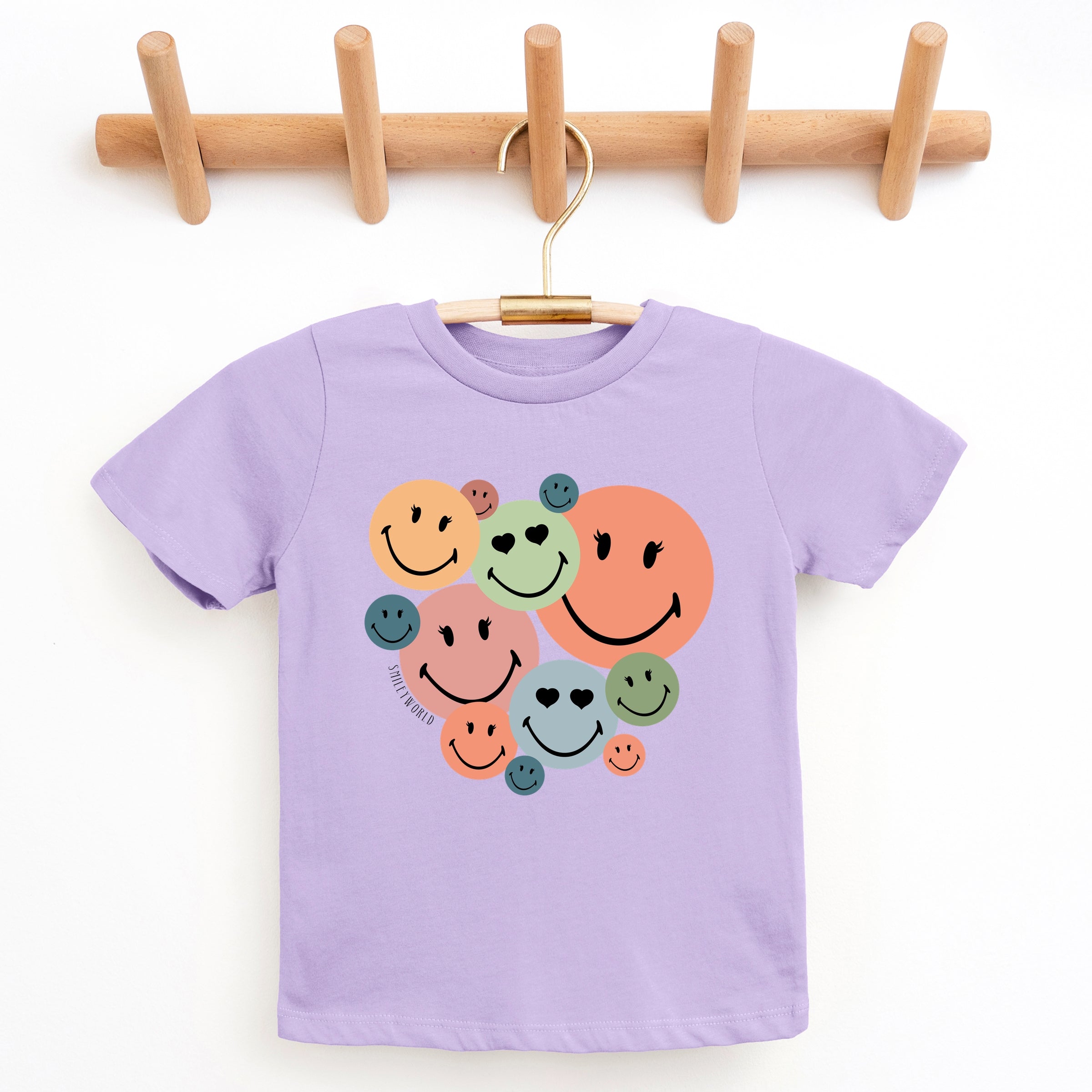 SmileyWorld Stacked Smiles - Youth Short Sleeve Graphic T-Shirt
