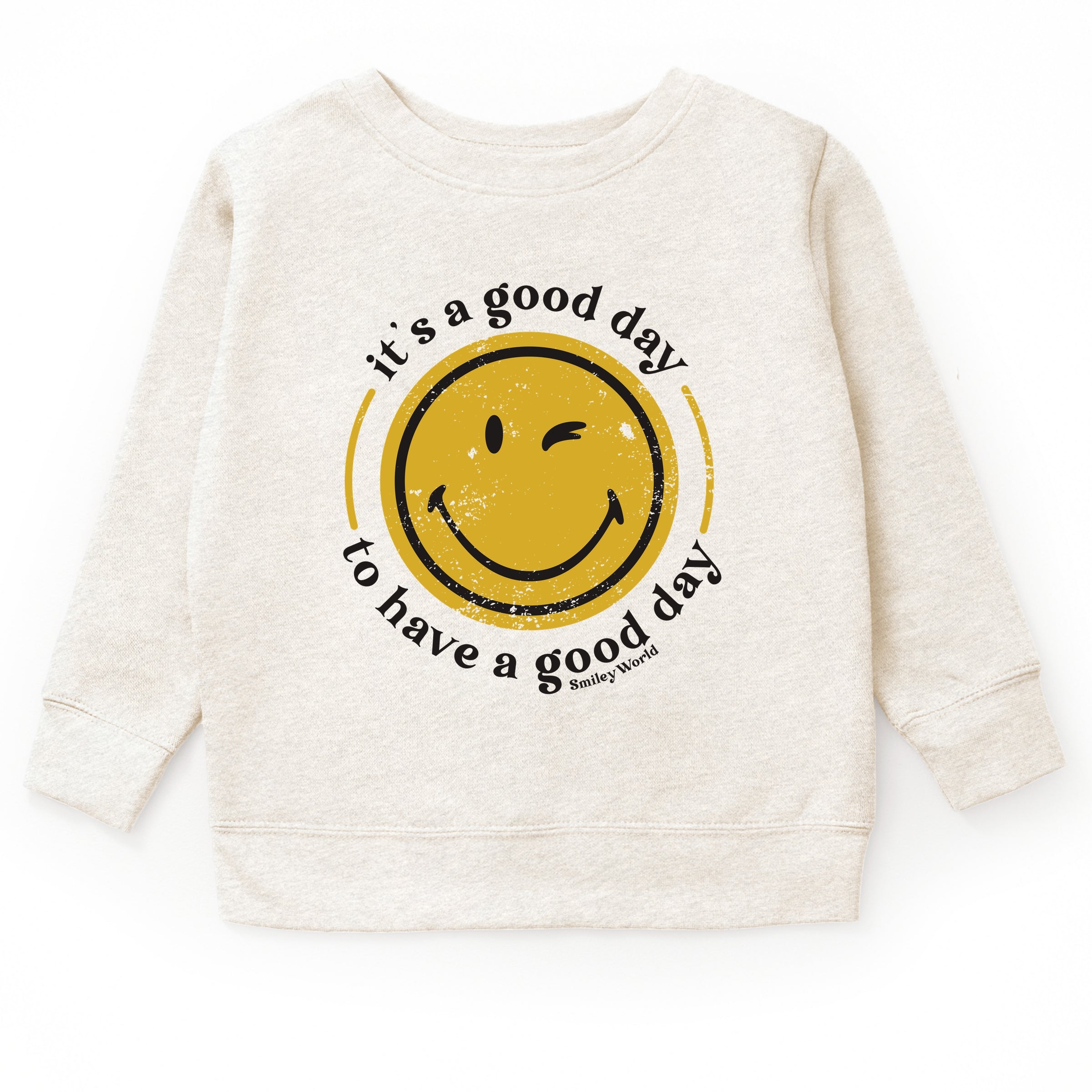 SmileyWorld It's A Good Day To Have A Good Day Circle - Youth Graphic Sweatshirt