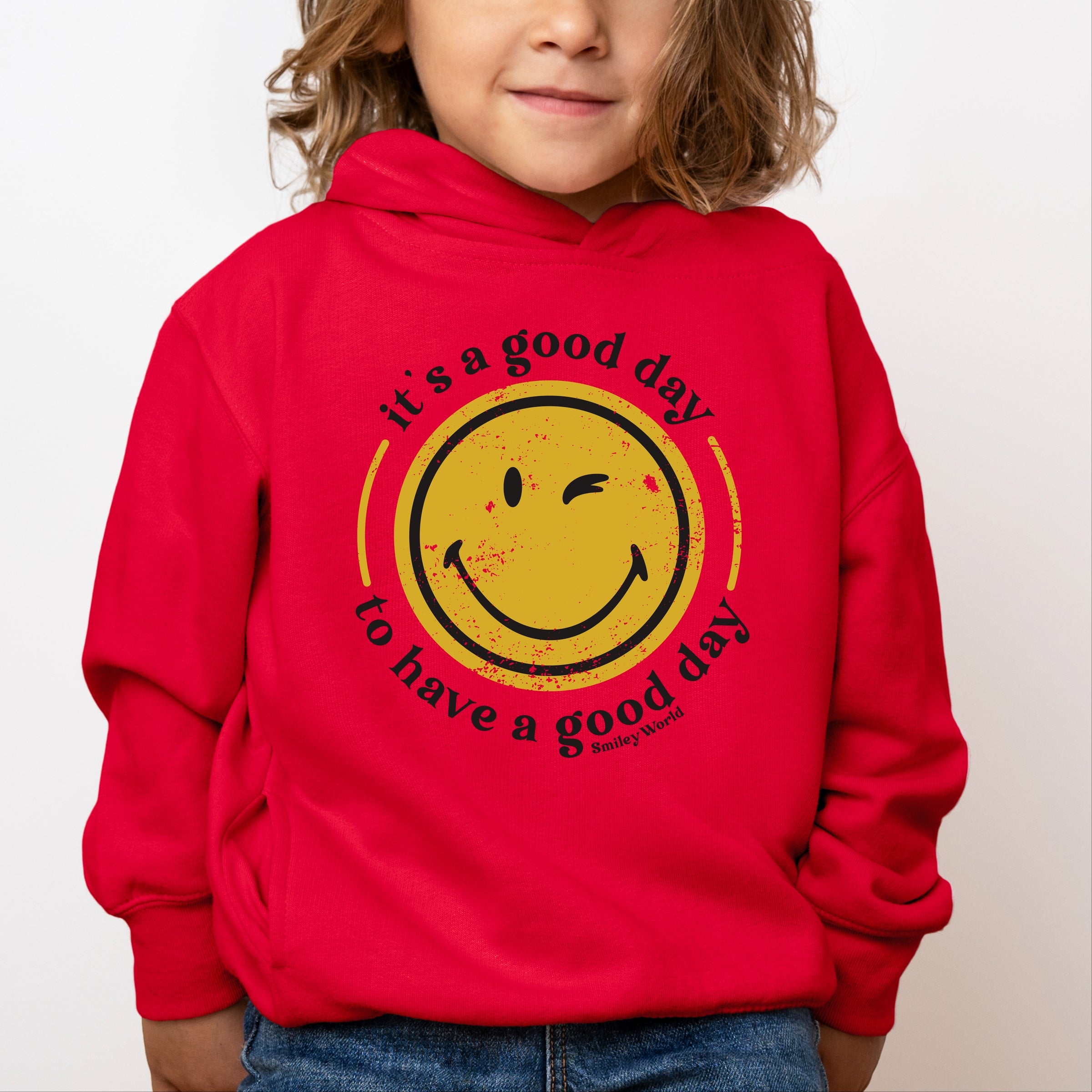 SmileyWorld It's A Good Day To Have A Good Day Circle - Toddler Hoodie