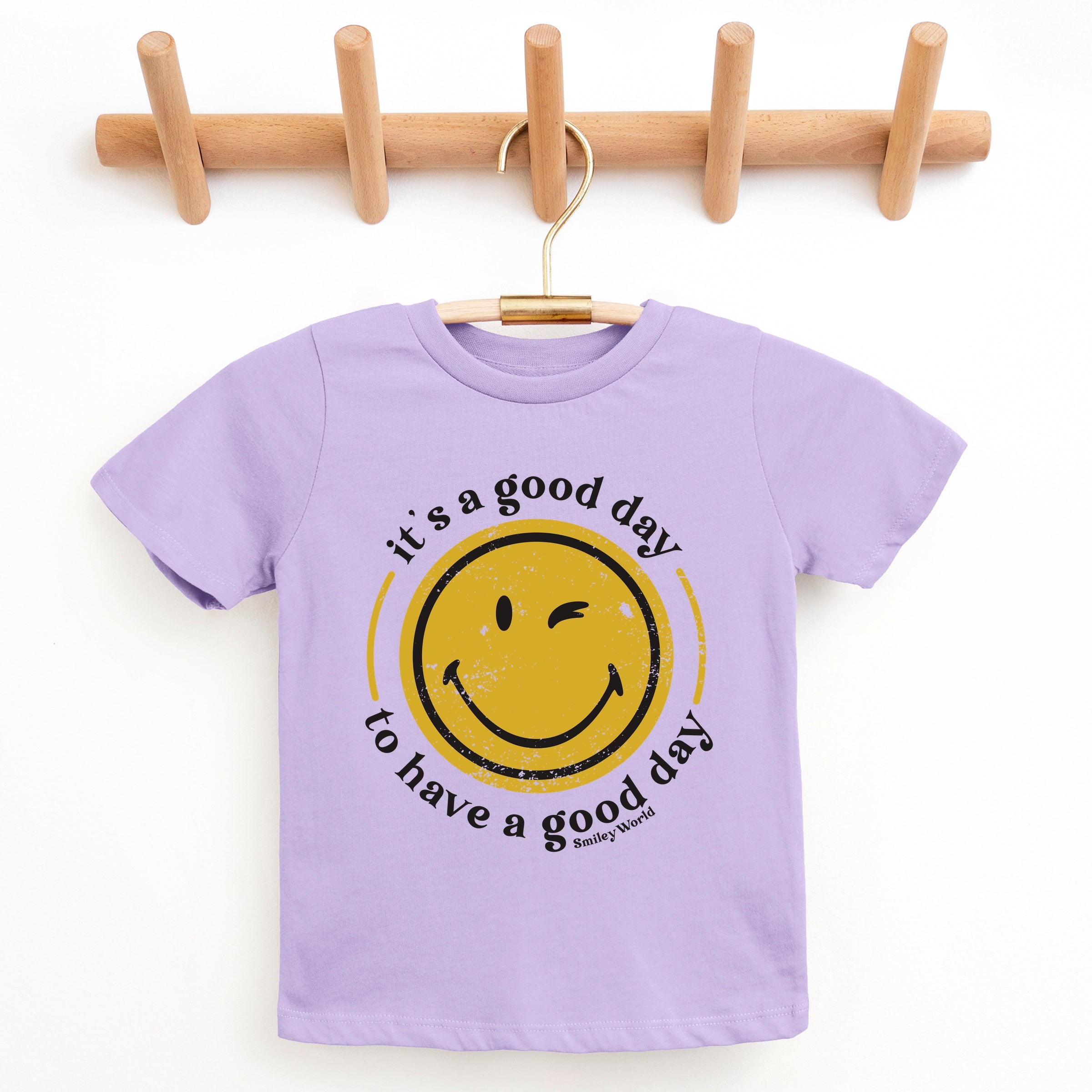 SmileyWorld It's A Good Day To Have A Good Day Circle - Youth Short Sleeve Graphic T-Shirt