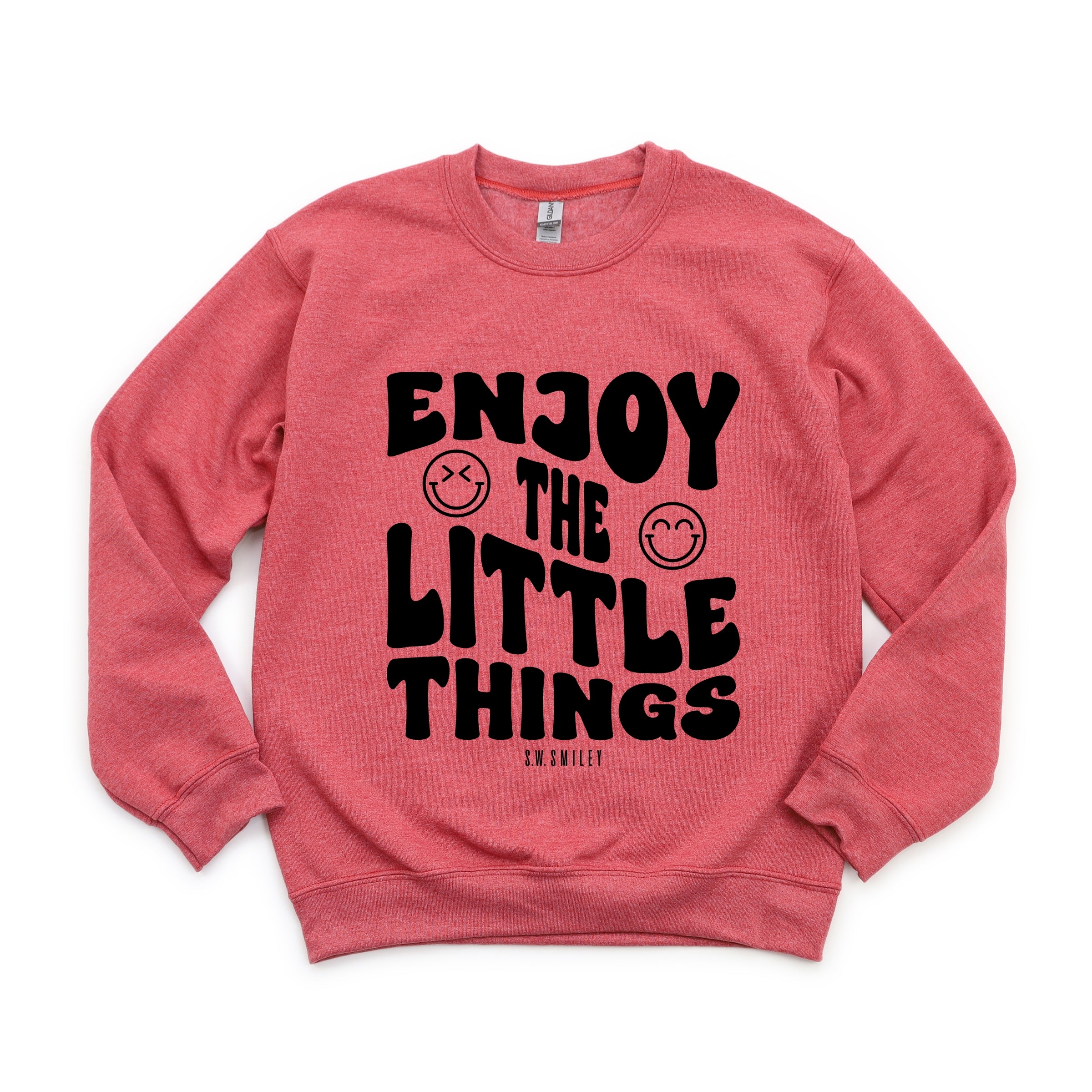 S.W.Smiley Enjoy The Little Things - Women's Graphic Sweatshirt