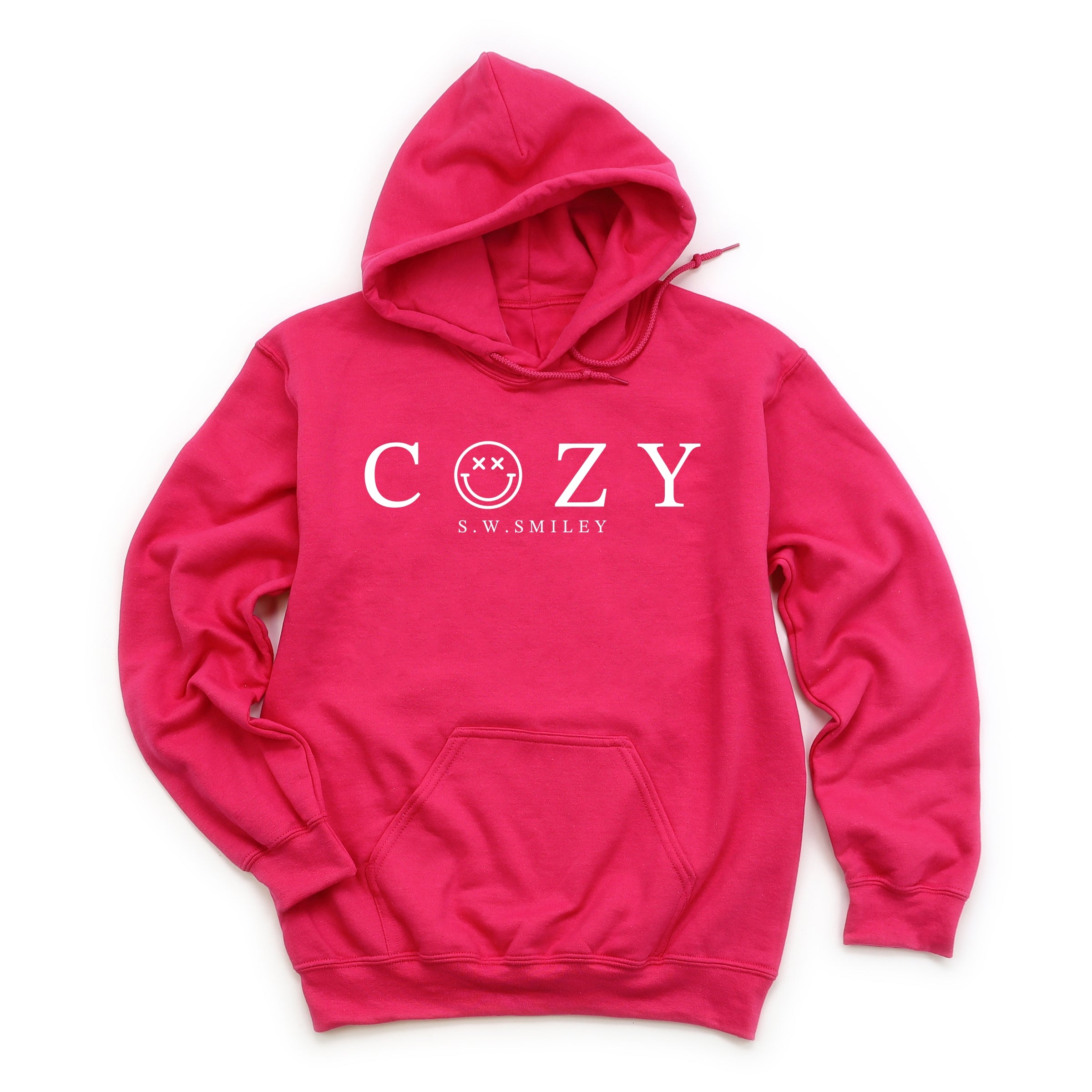 S.W.Smiley Cozy Outline - Women's Graphic Hoodie