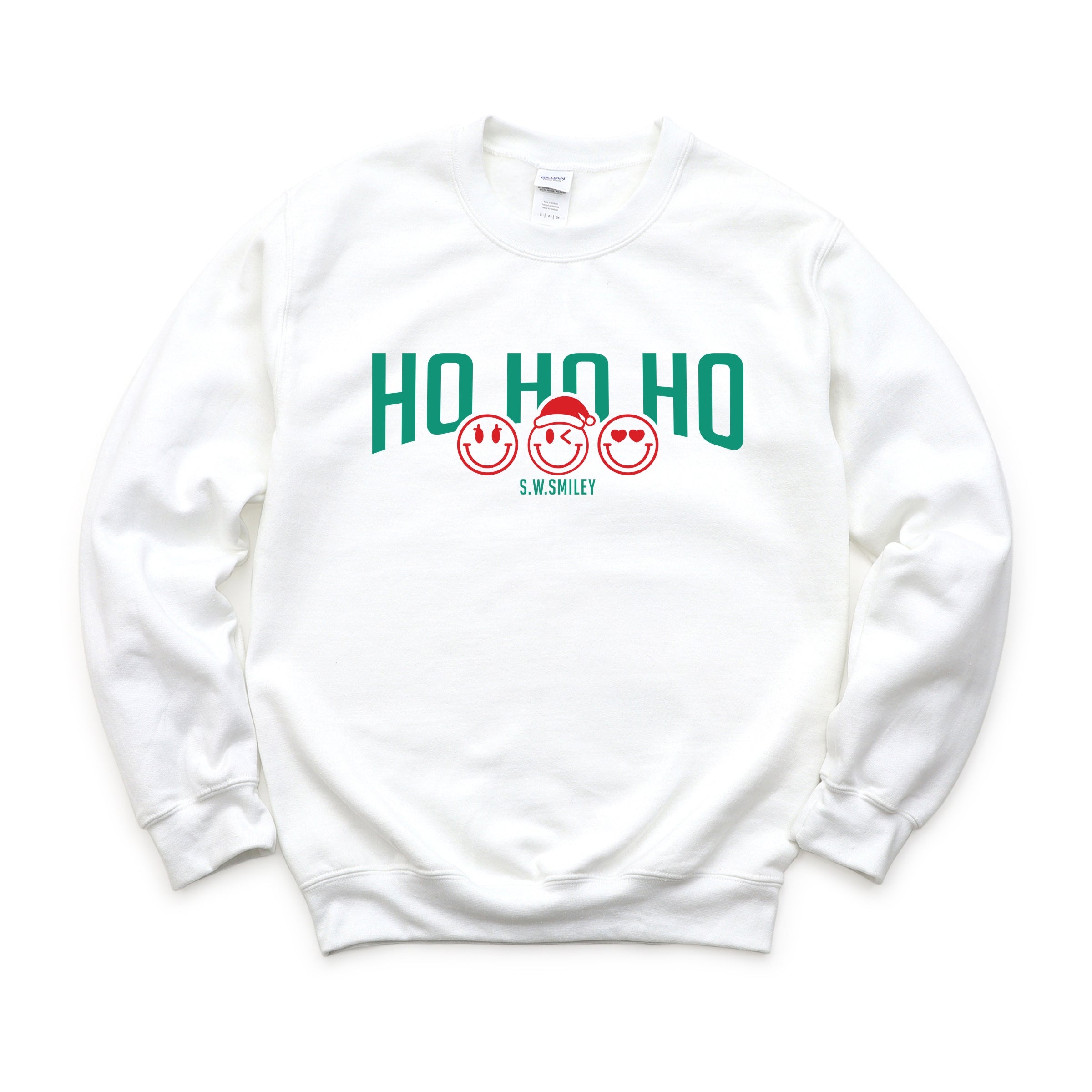 S.W.Smiley Varsity Ho Ho Ho - Womens Sweatshirt