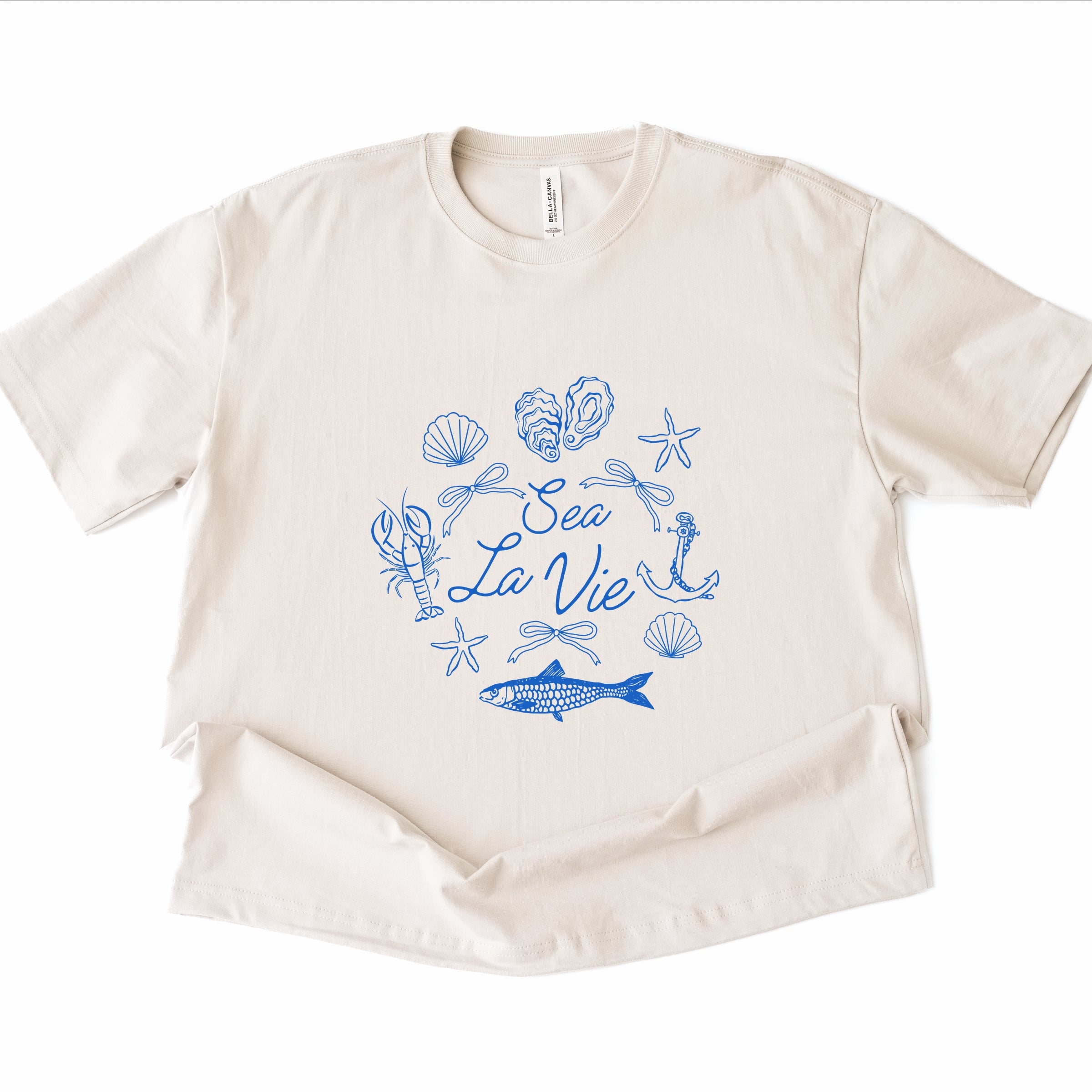 Sea La Vie Collage - Womens Heavyweight Tee