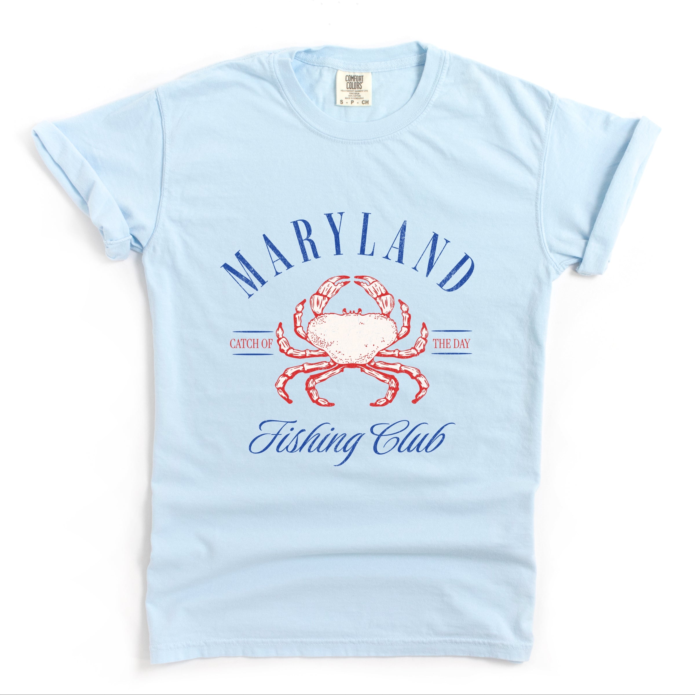 Maryland Fishing Club - Womens Garment Dyed Tee