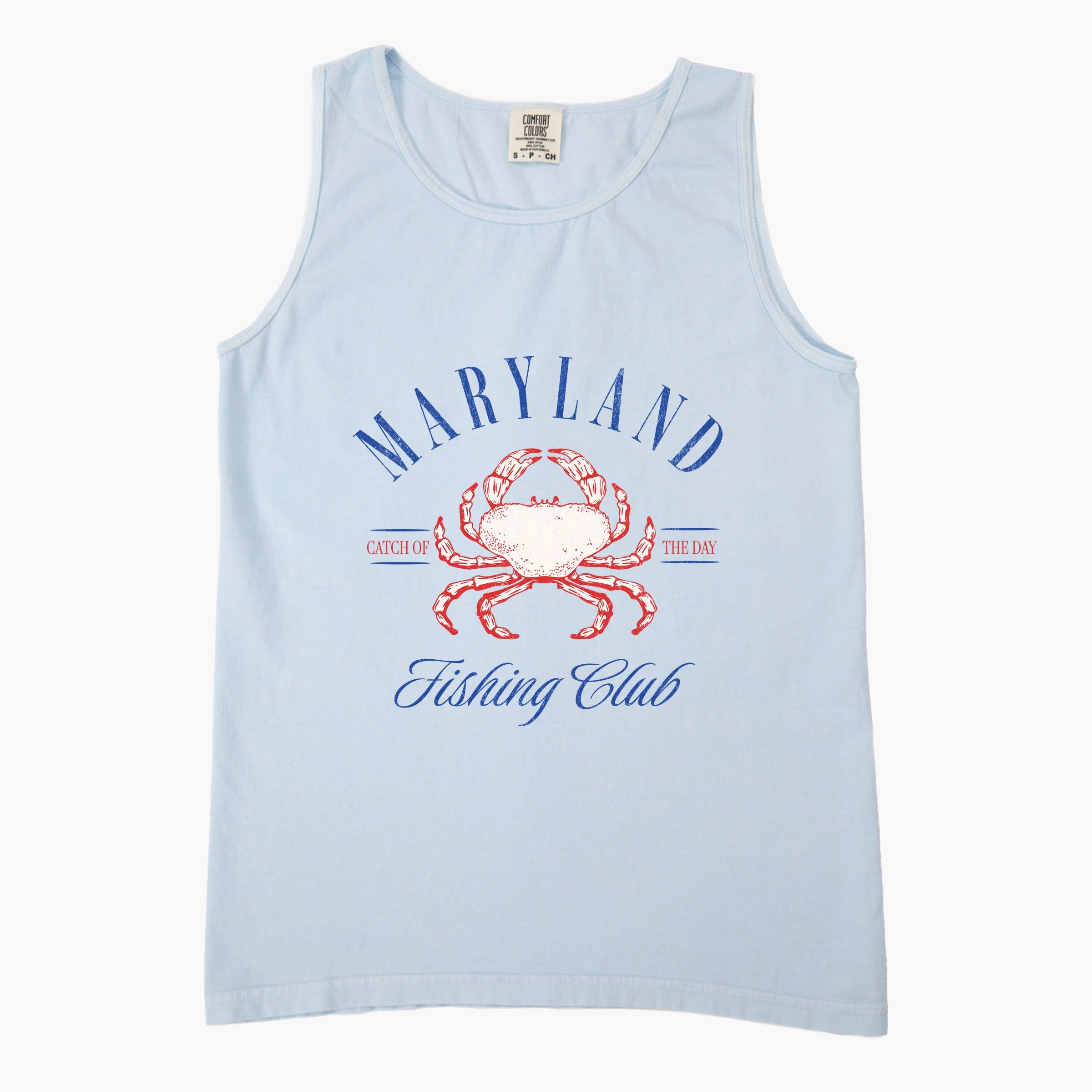 Maryland Fishing Club - Womens Garment Dyed Tank