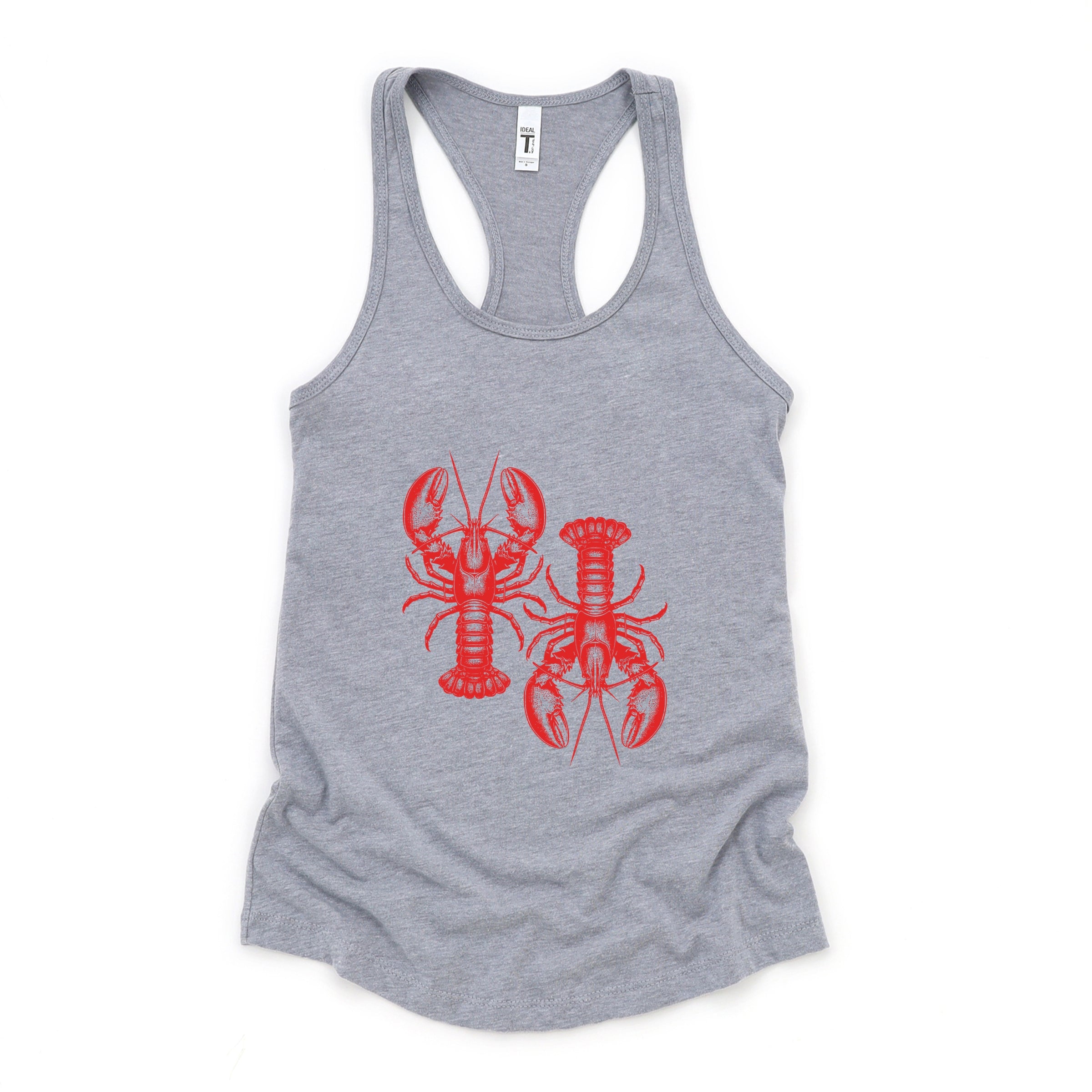 Two Lobsters - Womens Racerback Tank