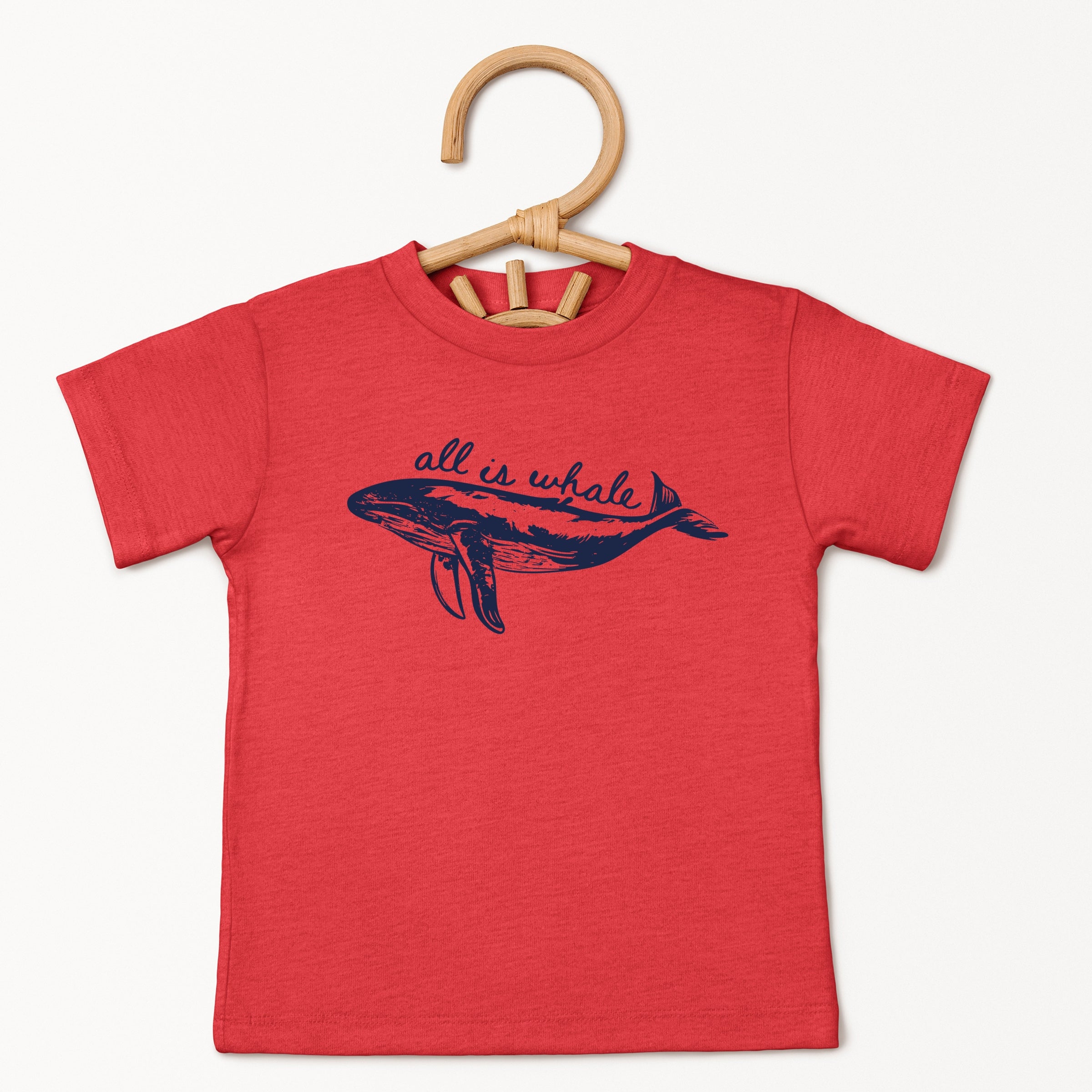 All Is Whale Sketched - Toddler Short Sleeve Graphic T-Shirt