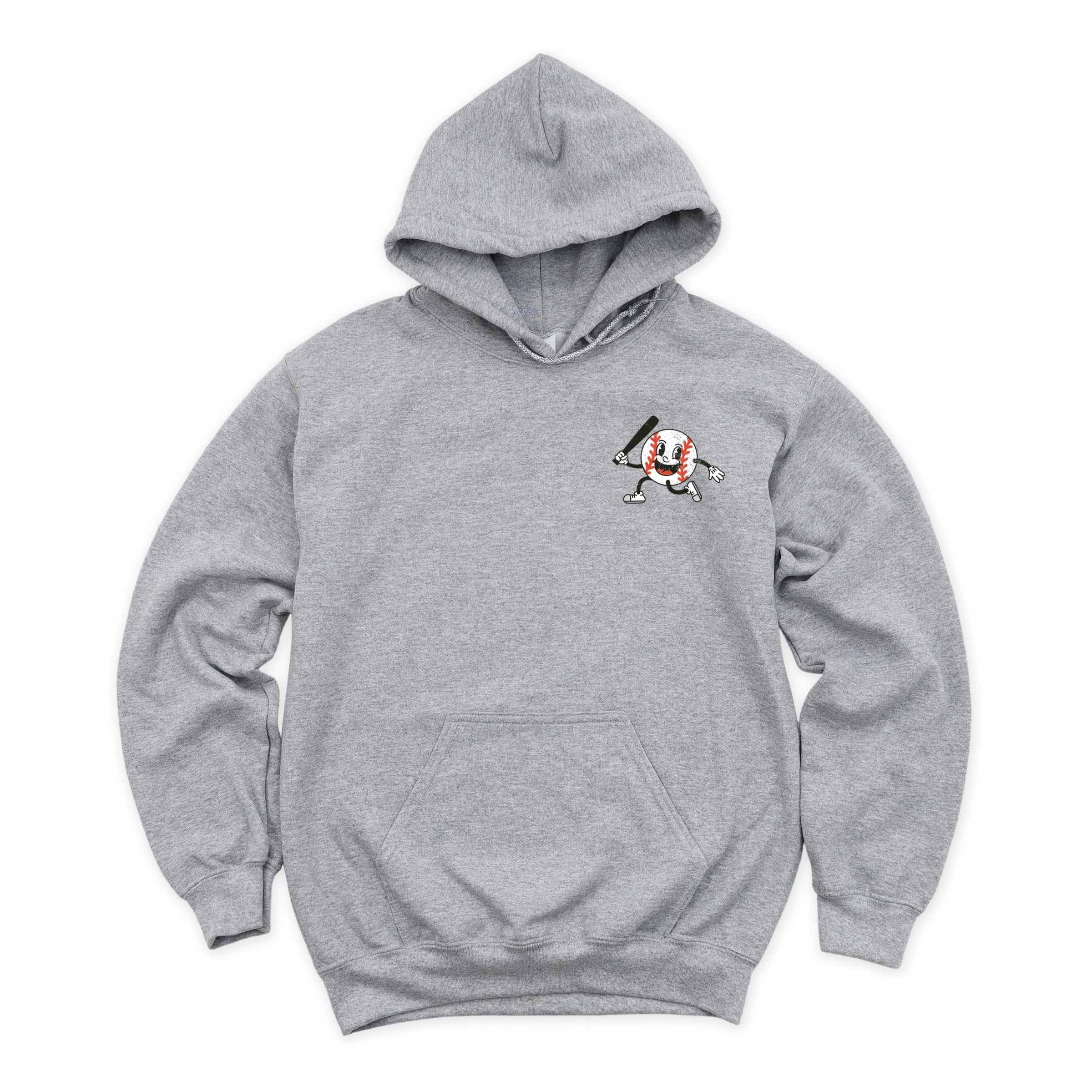 Take Me Out To The Ball Game Distressed - Womens Hoodie