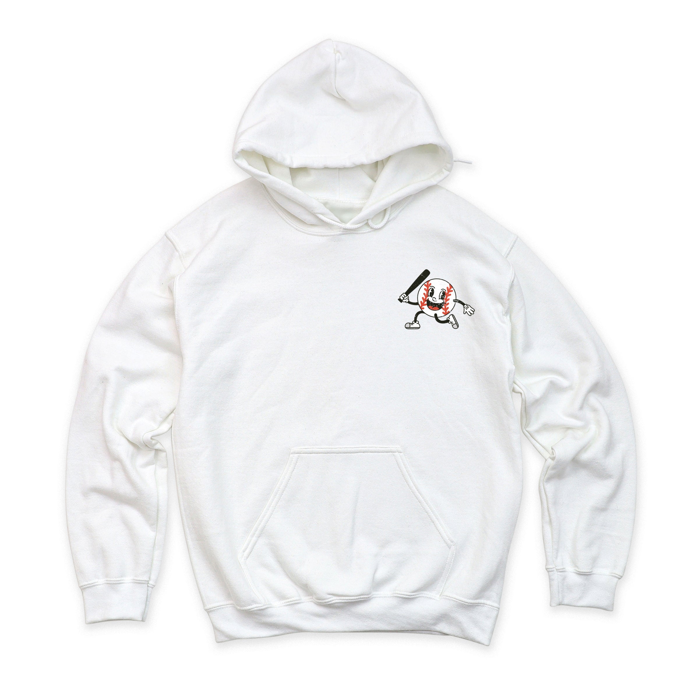 Take Me Out To The Ball Game Distressed - Womens Hoodie