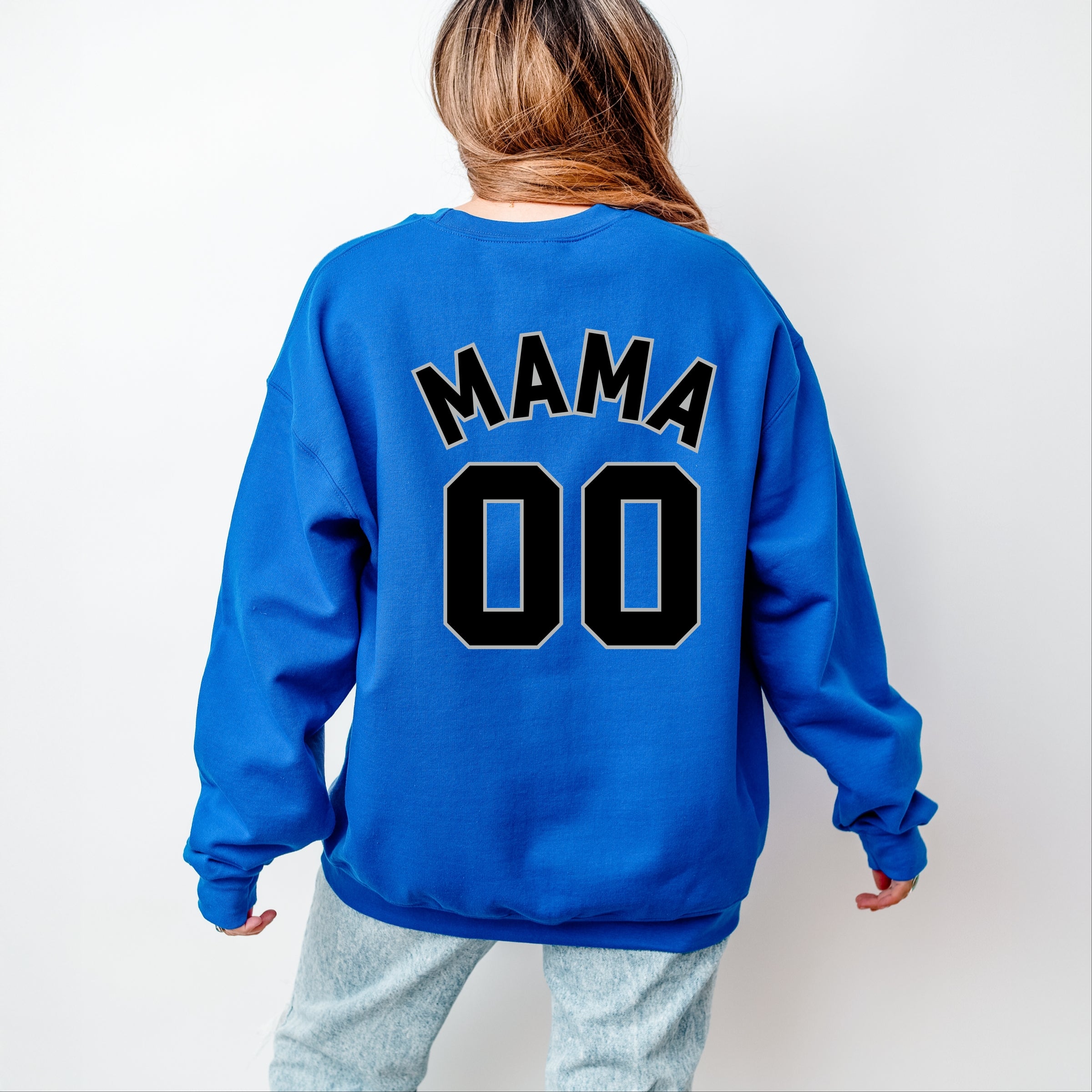 Mama Jersey Heart - Womens Sweatshirt