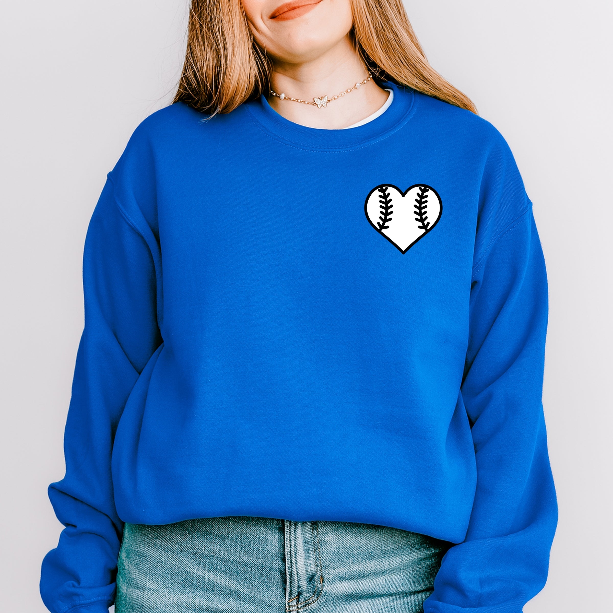 Mama Jersey Heart - Womens Sweatshirt