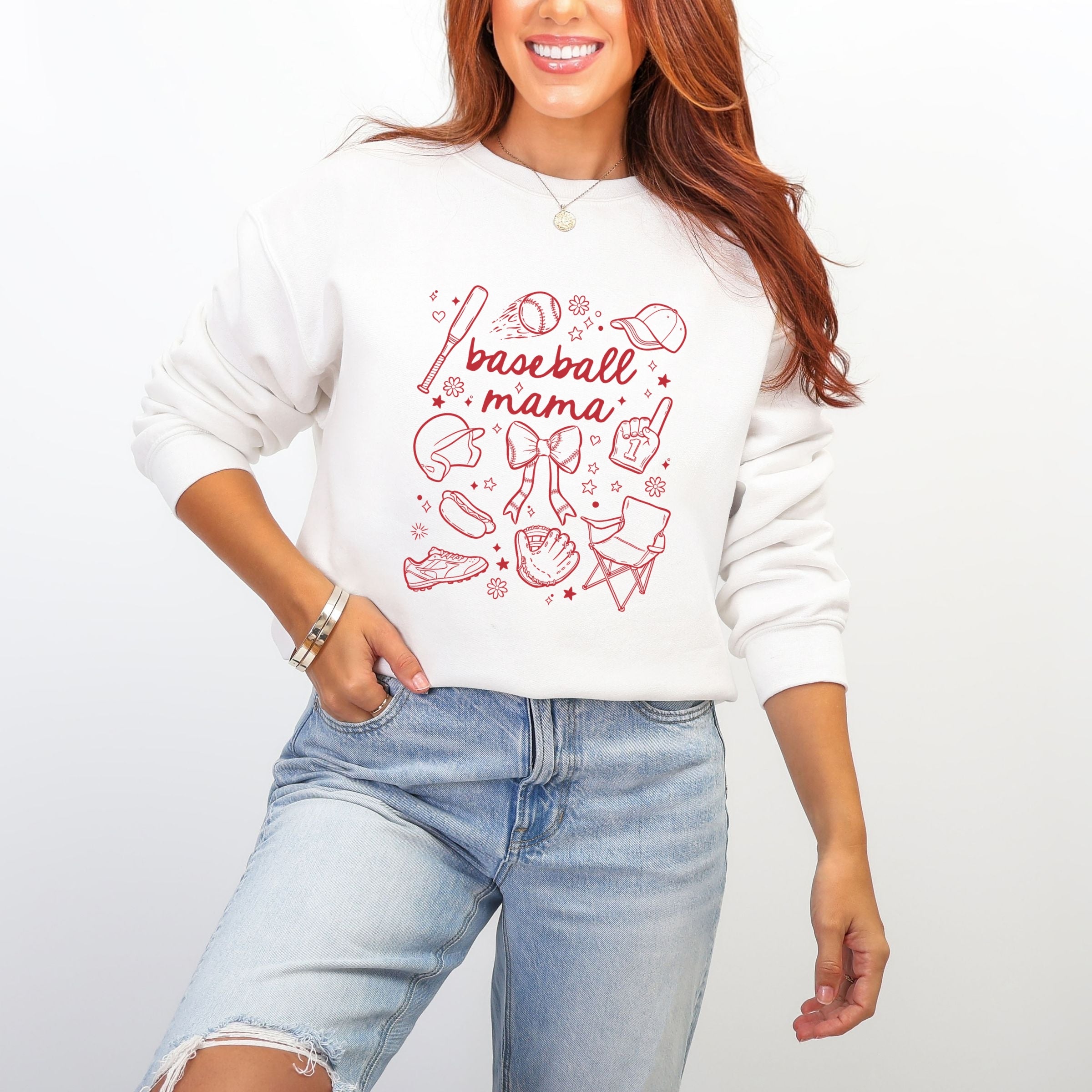 25219RED_F-SWT White