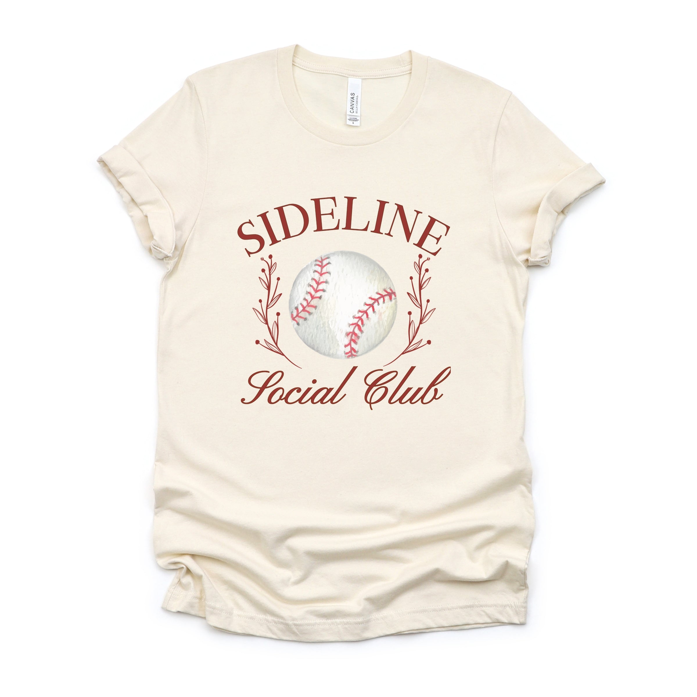 Baseball Sideline Social Club - Women's Short Sleeve Graphic T-Shirt