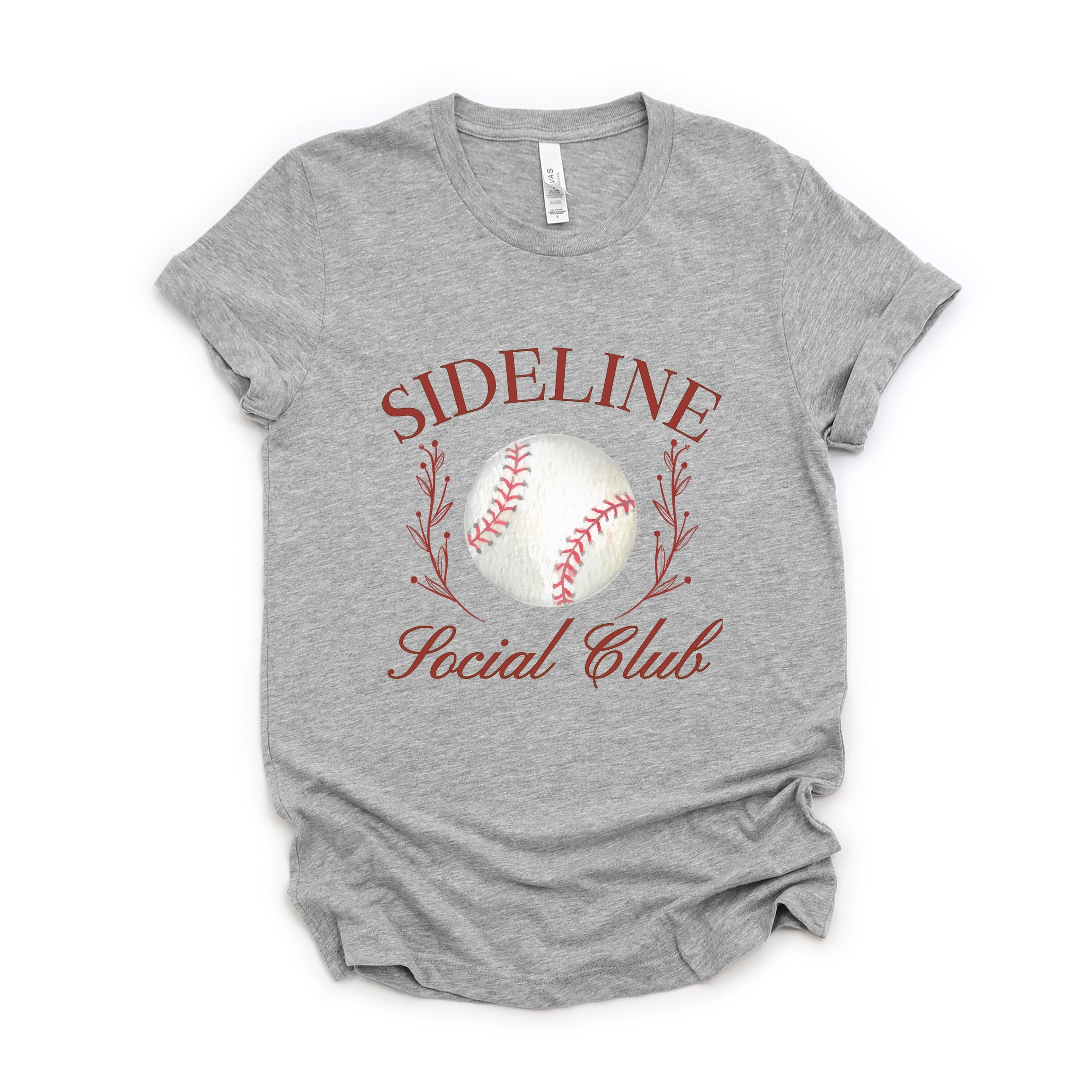 Baseball Sideline Social Club - Women's Short Sleeve Graphic T-Shirt