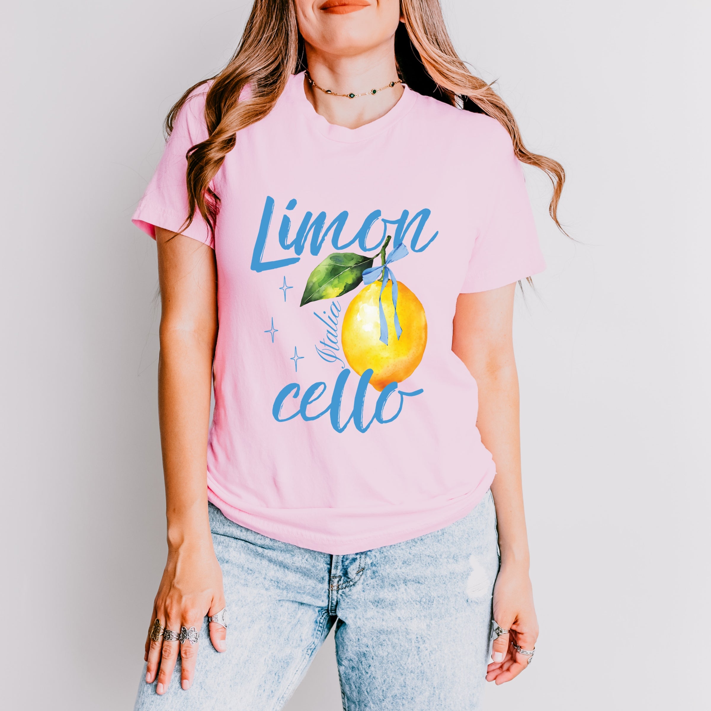 Limoncello Watercolor - Women's Short Sleeve Graphic T-Shirt