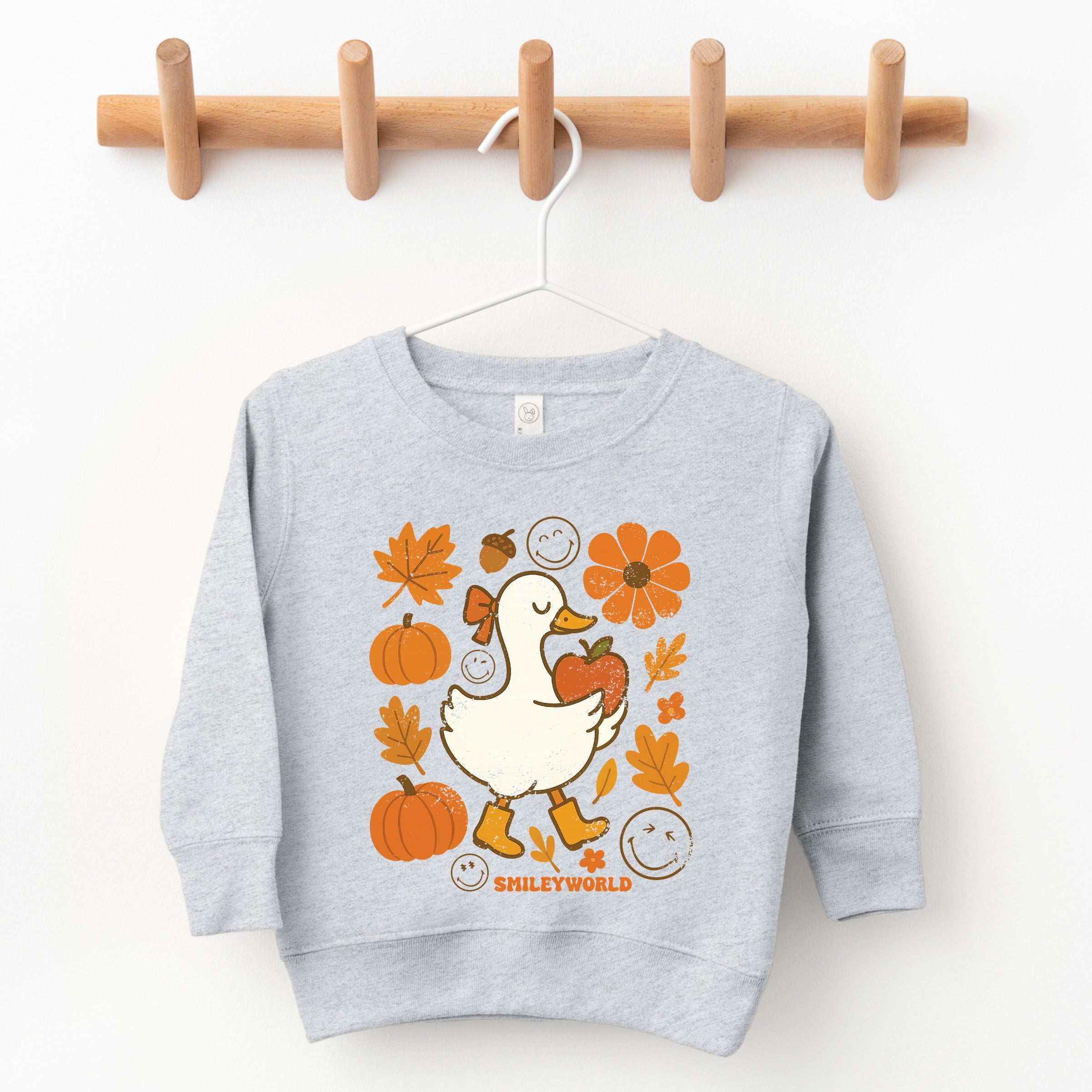 SmileyWorld Goose Autumn - Toddler Graphic Sweatshirt and Youth Graphic Sweatshirt