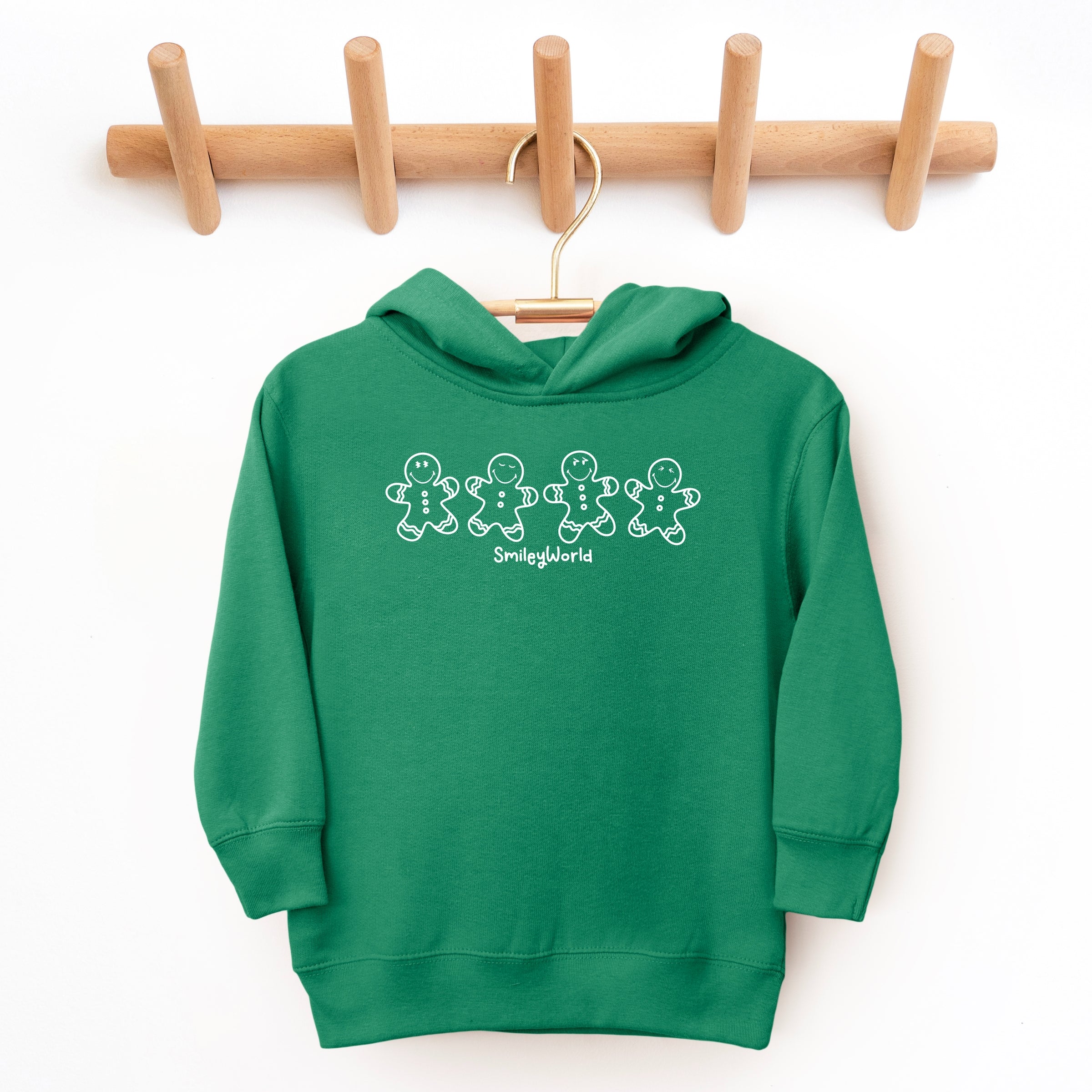 SmileyWorld Gingerbread - Toddler Hoodie and Youth Graphic Hoodie