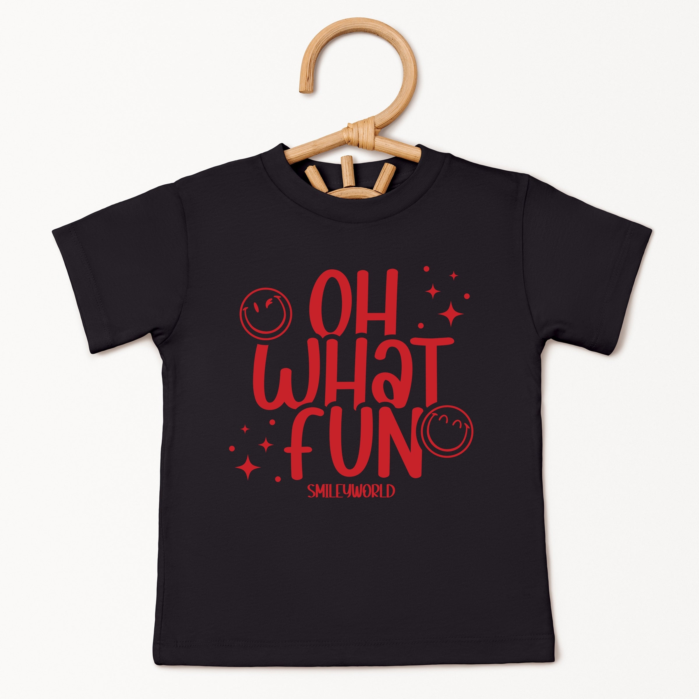 SmileyWorld Oh What Fun - Youth Short Sleeve Graphic T-Shirt and Toddler Short Sleeve Graphic T-Shirt