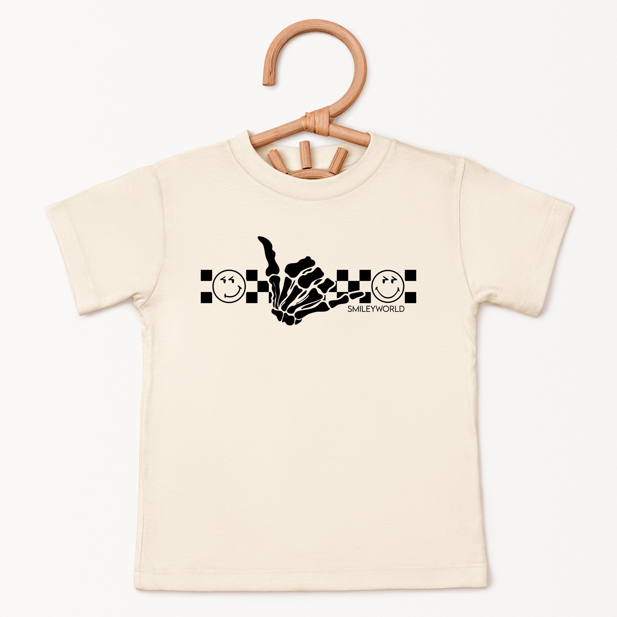 SmileyWorld Skeleton Hang Loose - Youth Short Sleeve Graphic T-Shirt and Toddler Short Sleeve Graphic T-Shirt