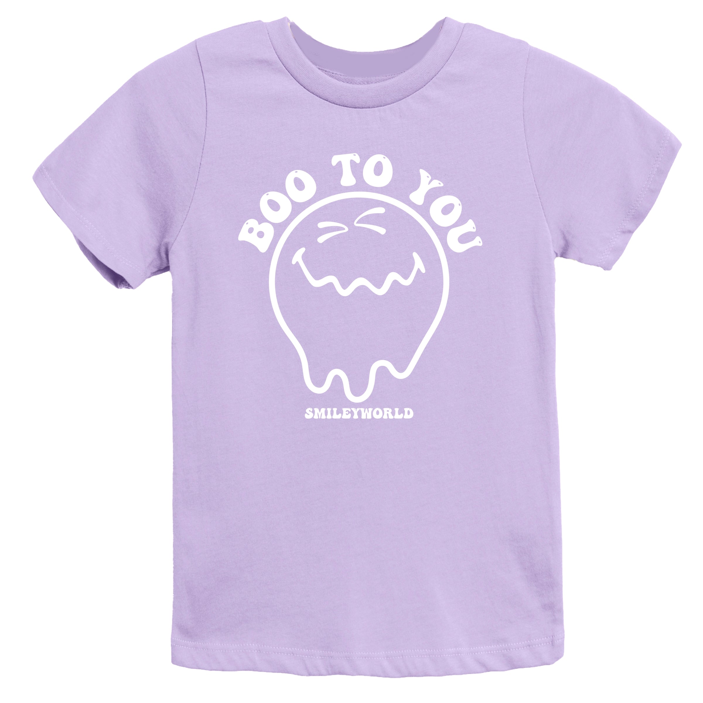 SmileyWorld Boo To You - Youth Short Sleeve Graphic T-Shirt and Toddler Short Sleeve Graphic T-Shirt