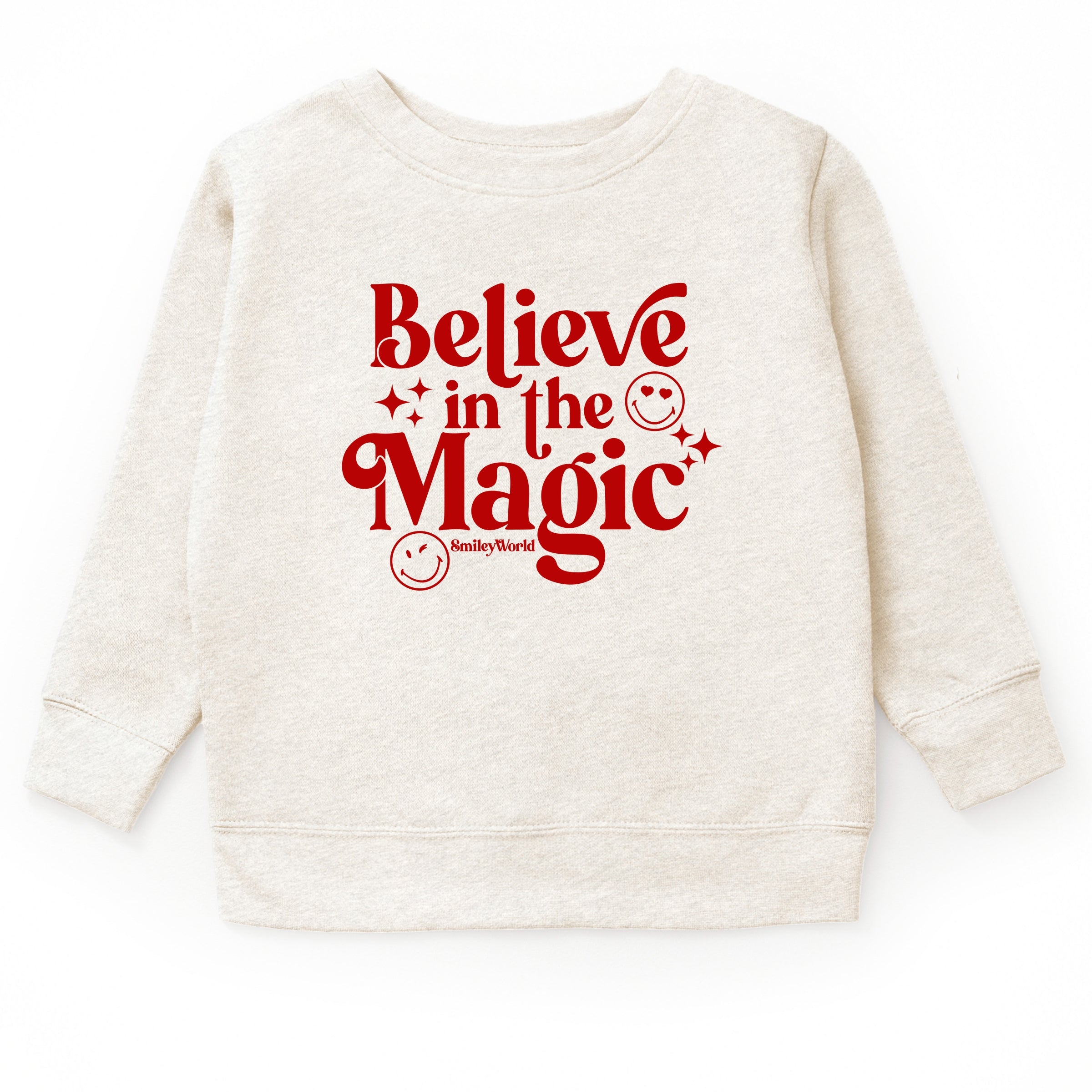 SmileyWorld Believe in Magic Sparkle - Youth Graphic Sweatshirt