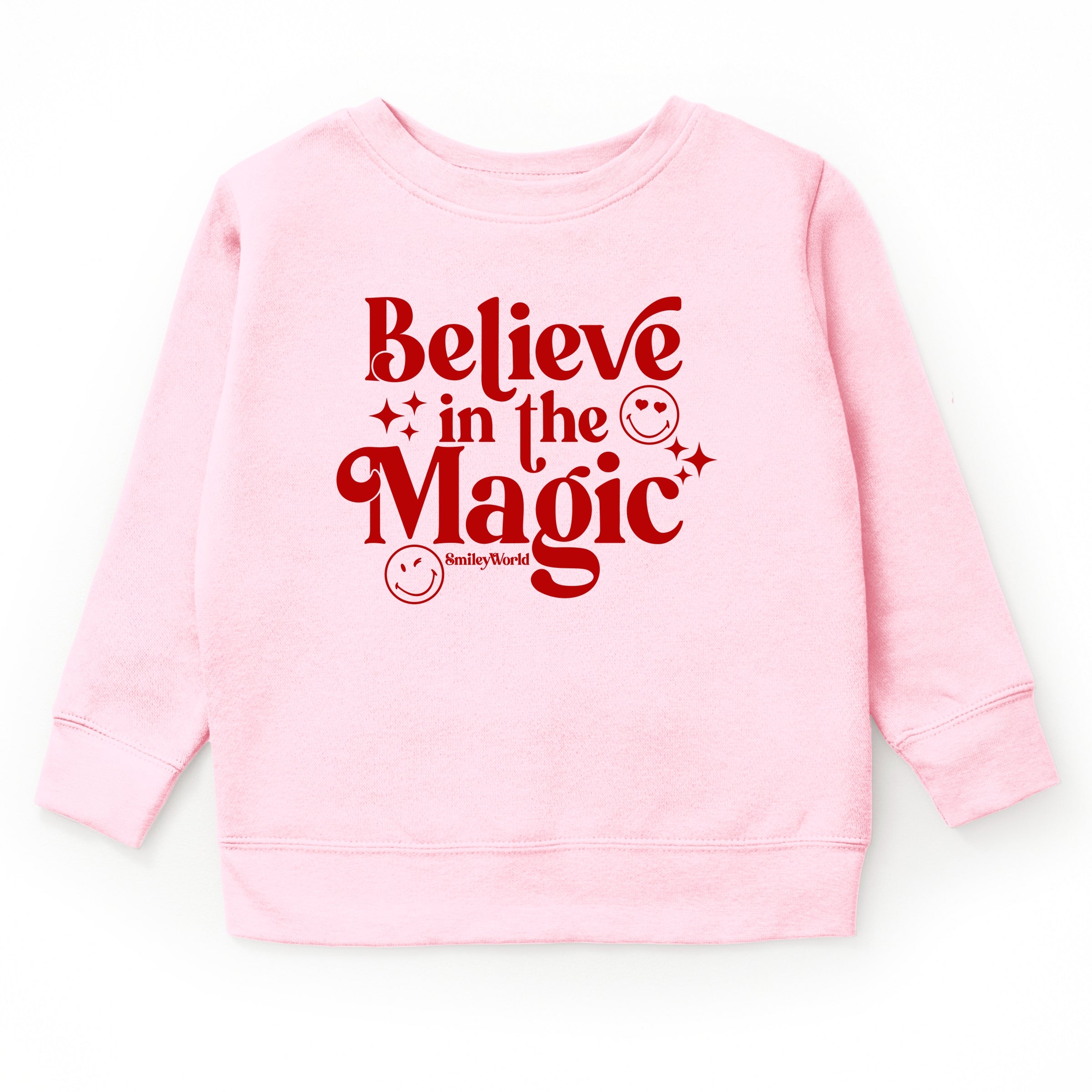 SmileyWorld Believe in Magic Sparkle - Youth Graphic Sweatshirt