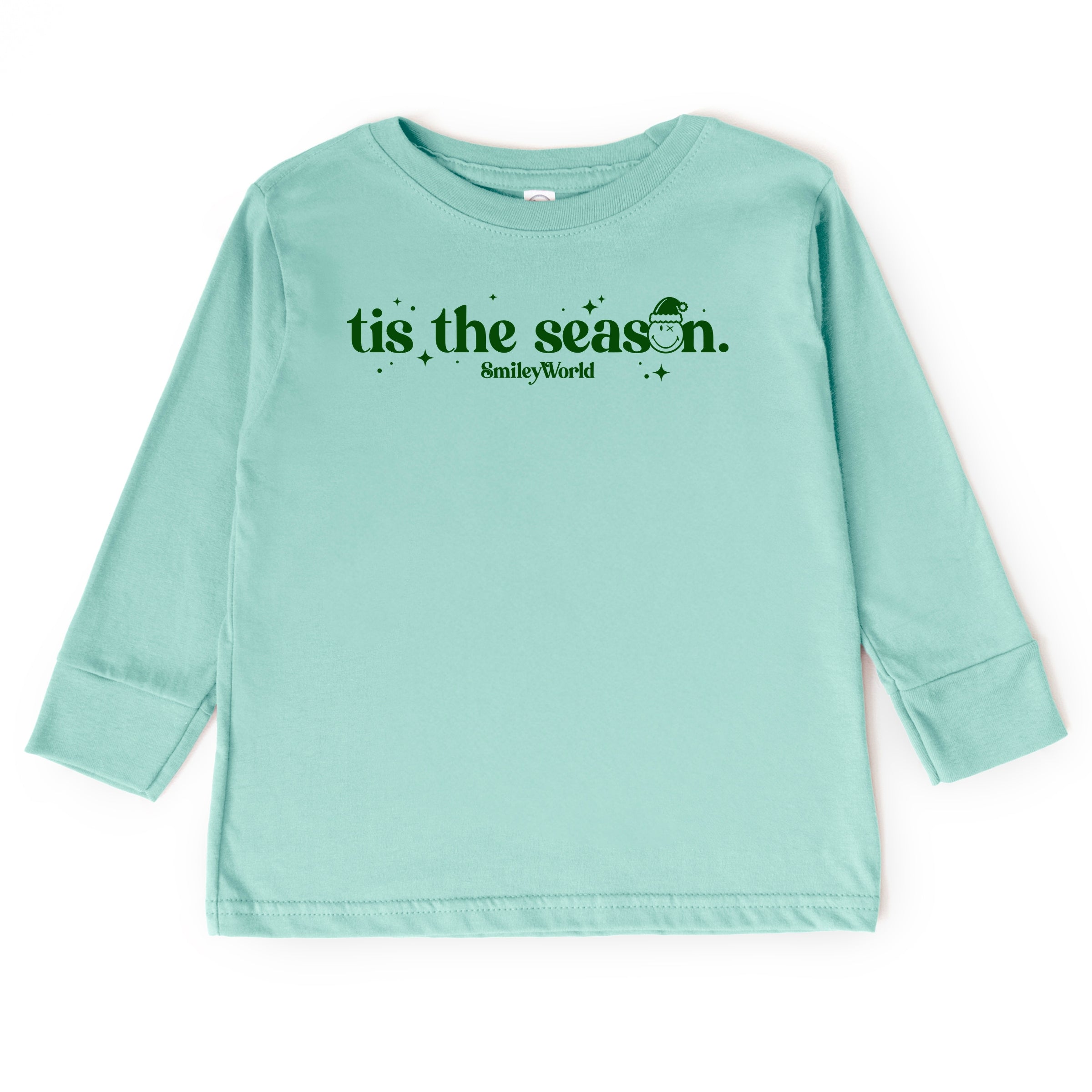 SmileyWorld Tis The Season Sparkle - Toddler Long Sleeve Graphic Tee