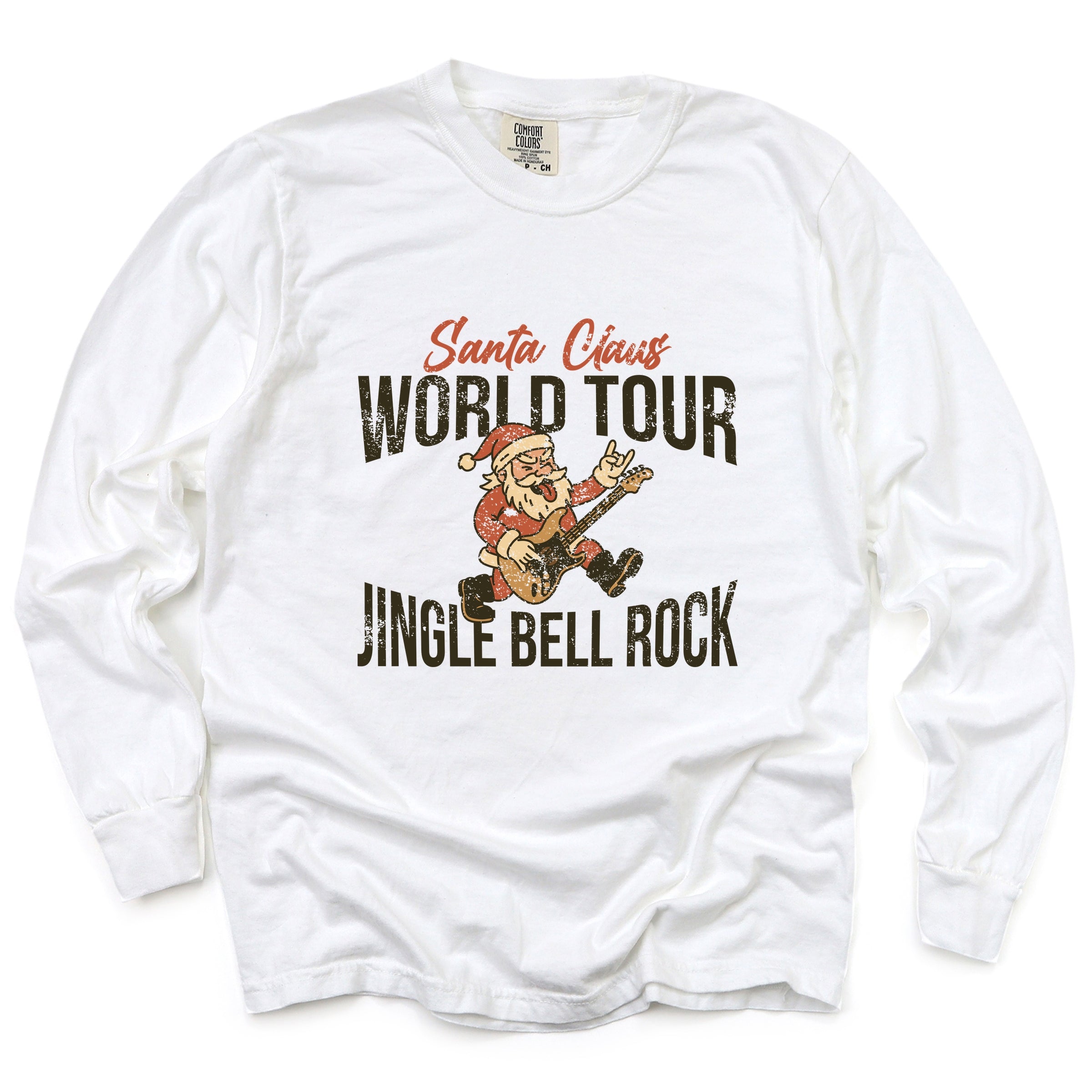 Jingle Bell Rock World Tour - Women's Garment Dyed Long Sleeve