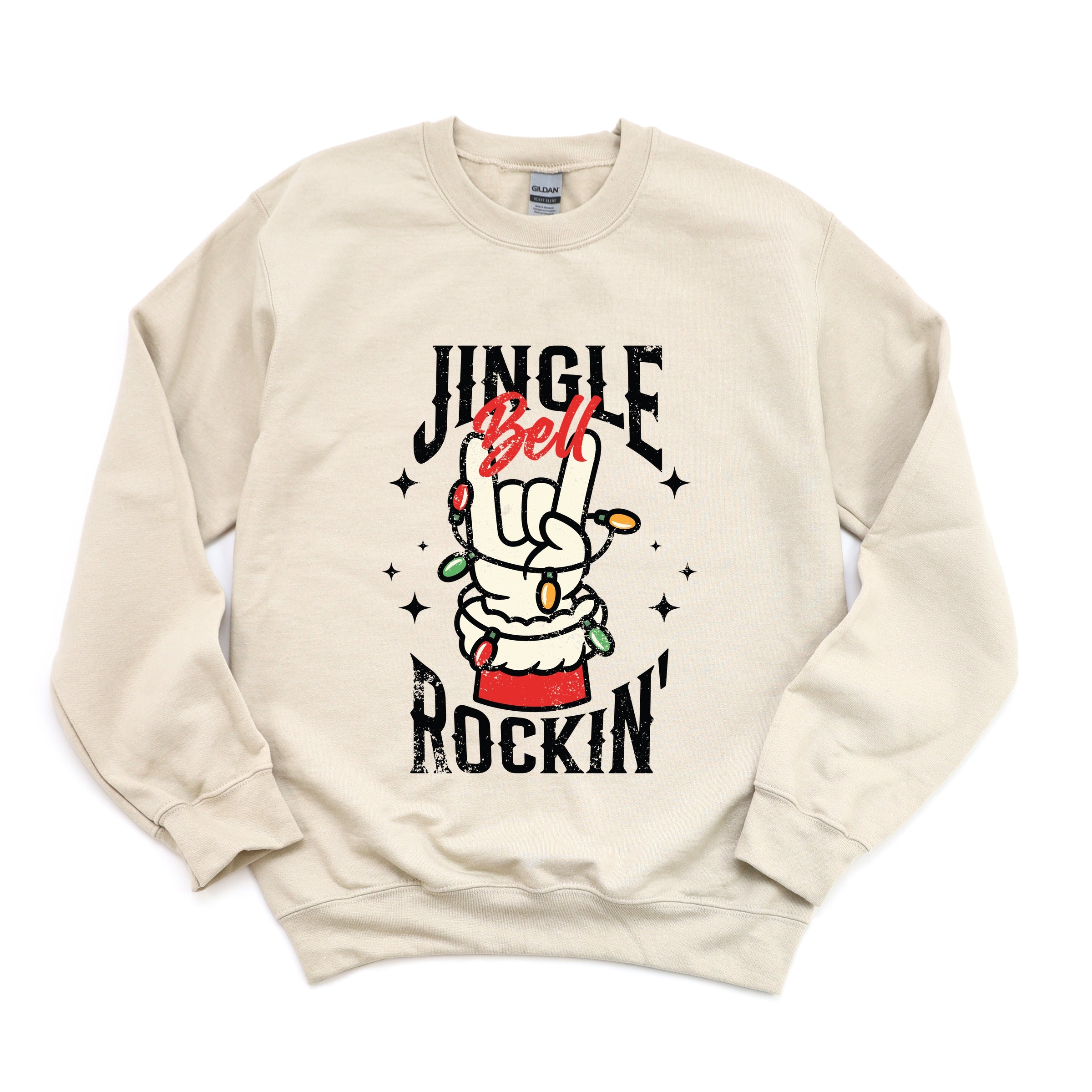 Jingle Bell Rockin' Santa Glove - Women's Sweatshirt