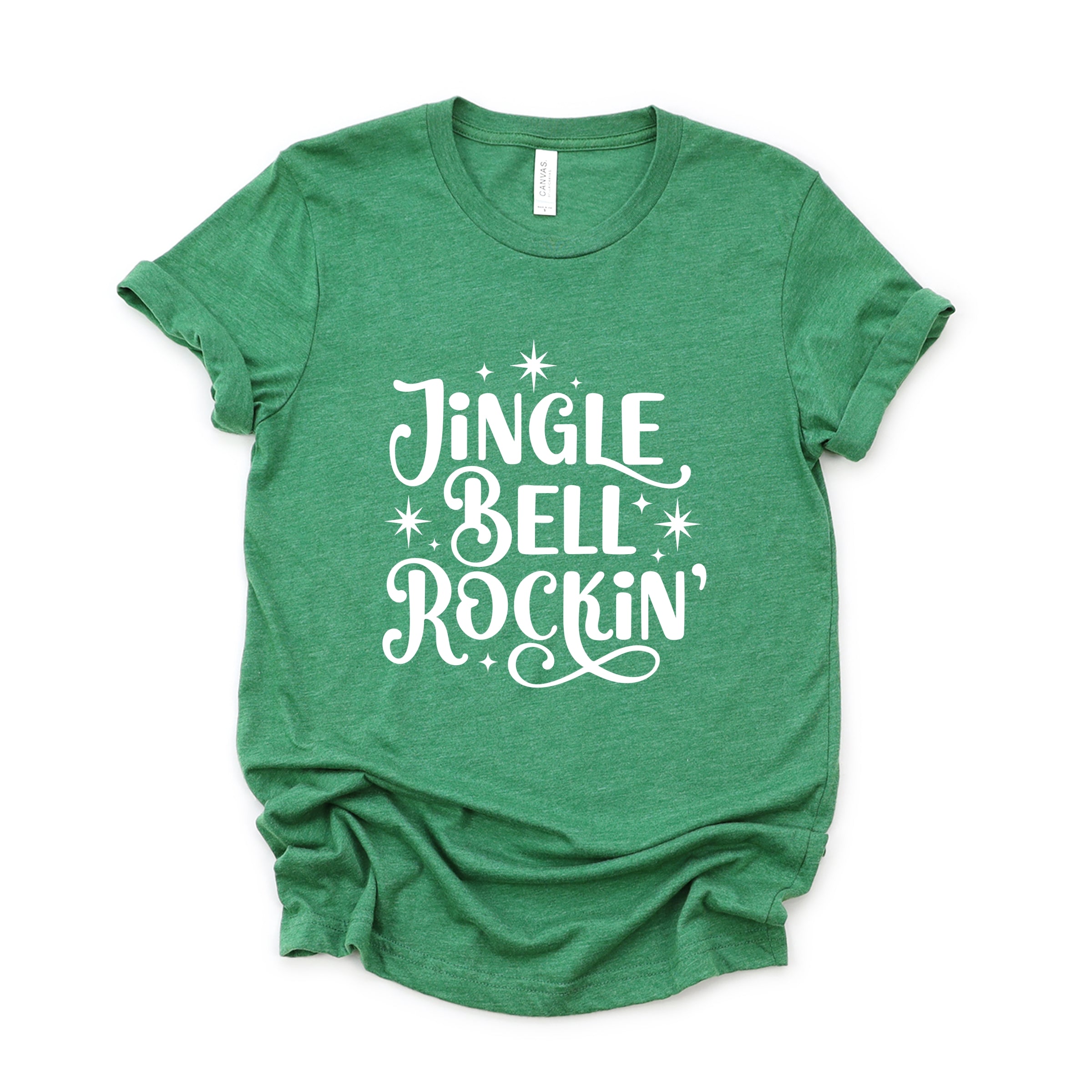 Jingle Bell Rockin' Sparkle - Womens Short Sleeve Tee
