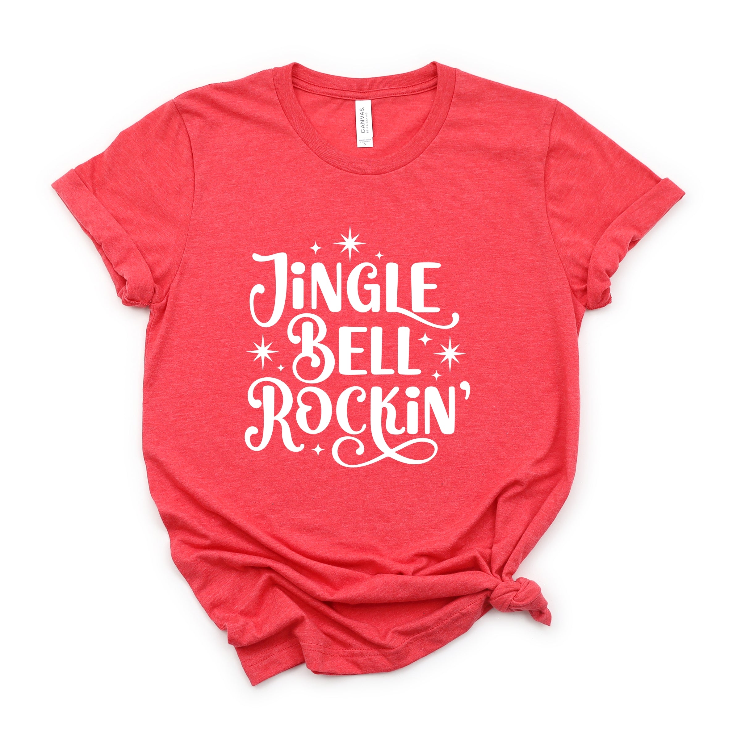 Jingle Bell Rockin' Sparkle - Womens Short Sleeve Tee