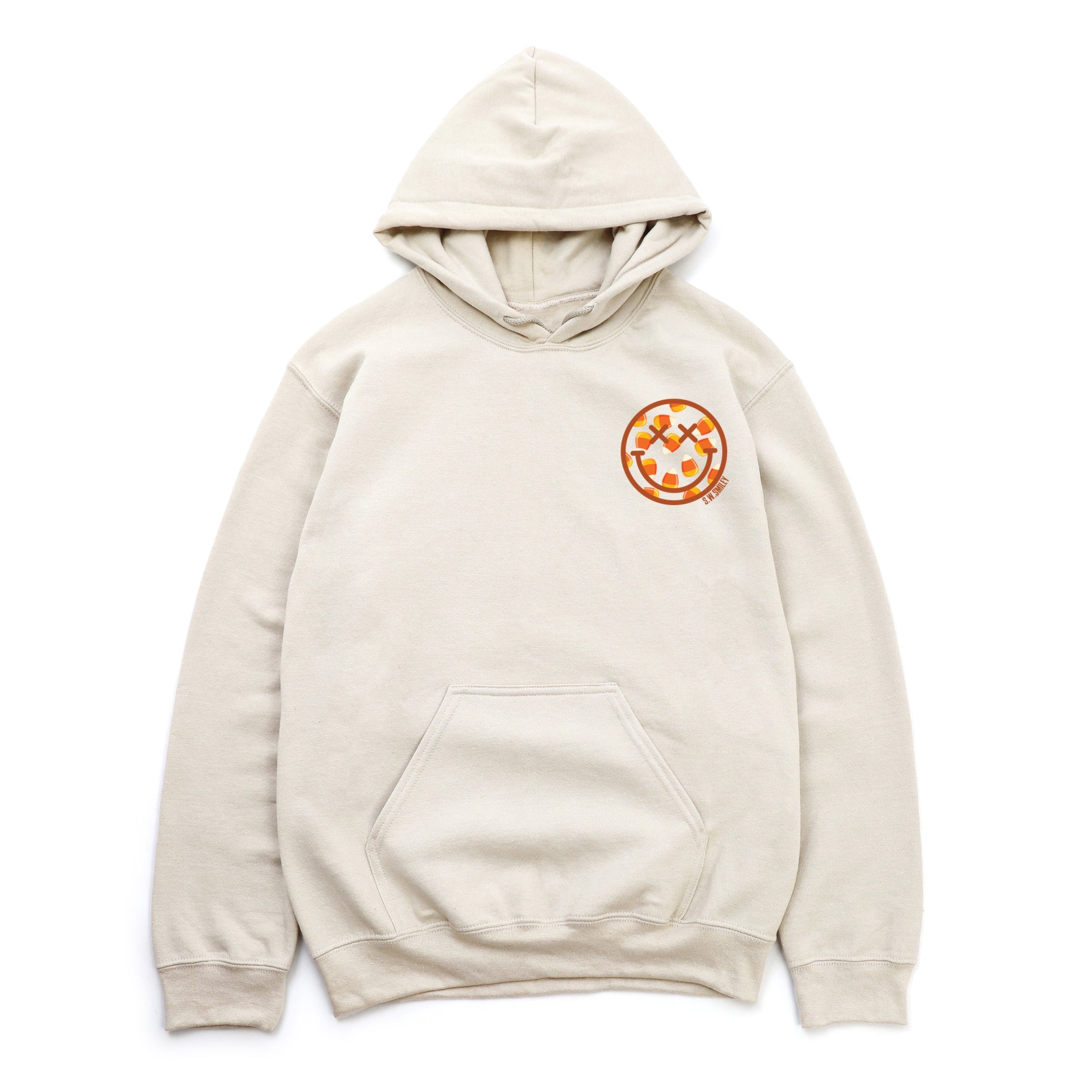 S.W.Smiley Candy Corn Smile - Women's Graphic Hoodie