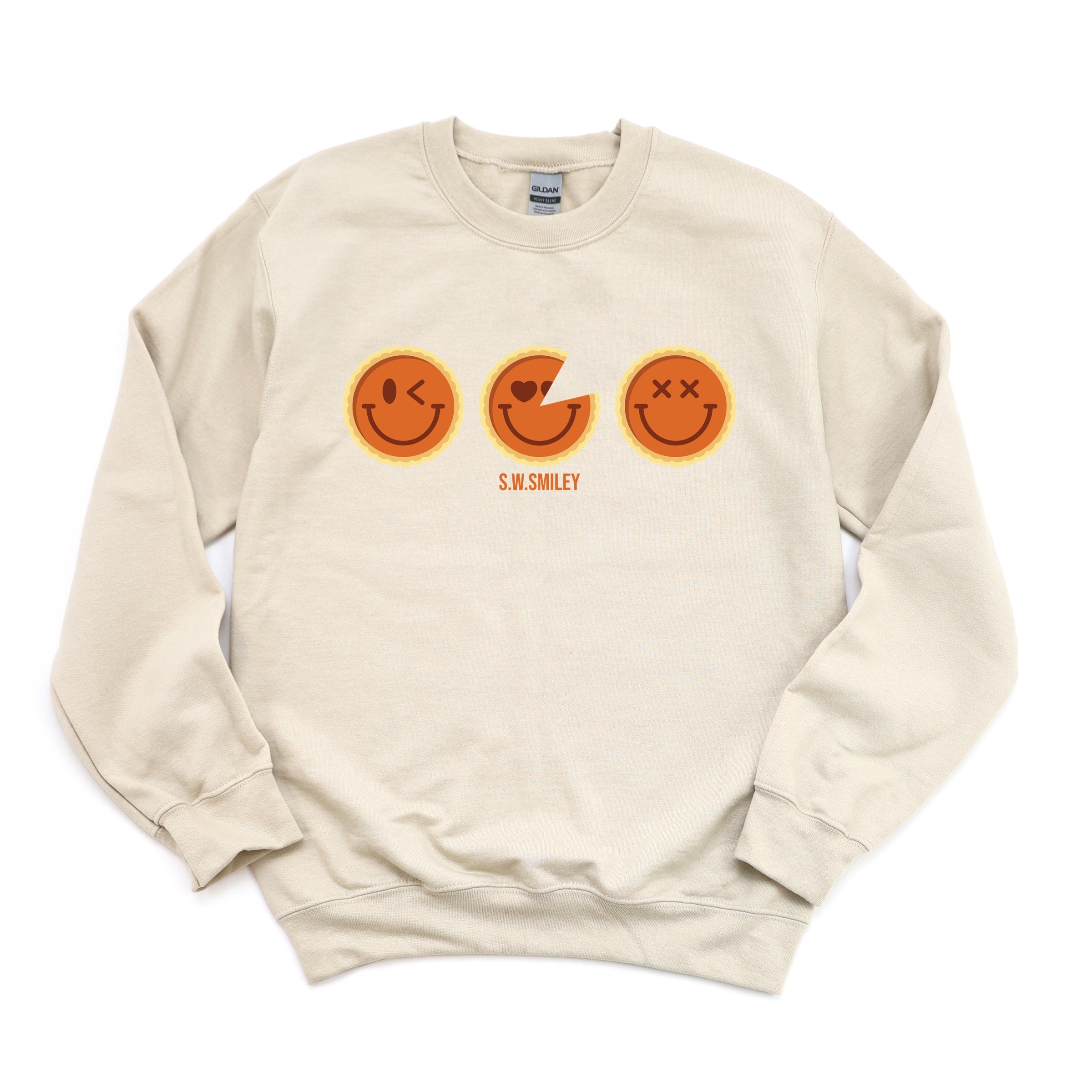 S.W.Smiley Pumpkin Pies - Women's Graphic Sweatshirt