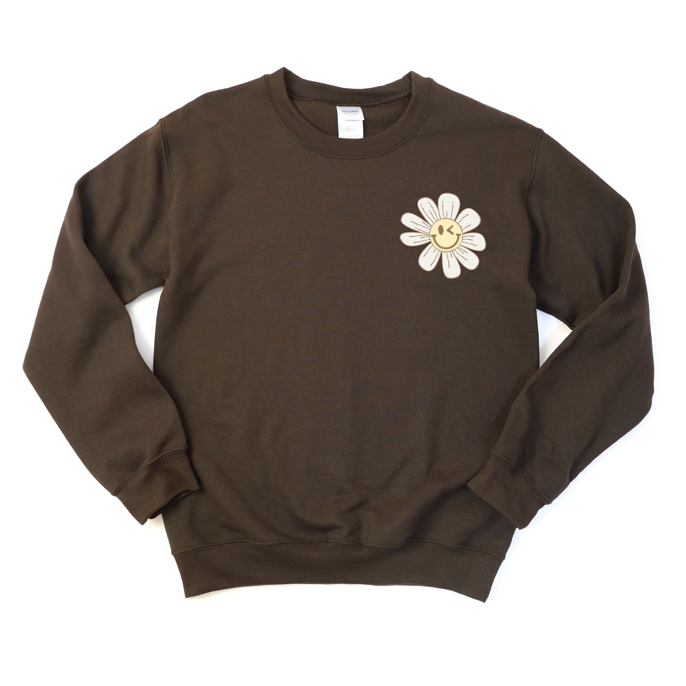 S.W.Smiley Blooming Daisies - Women's Graphic Sweatshirt