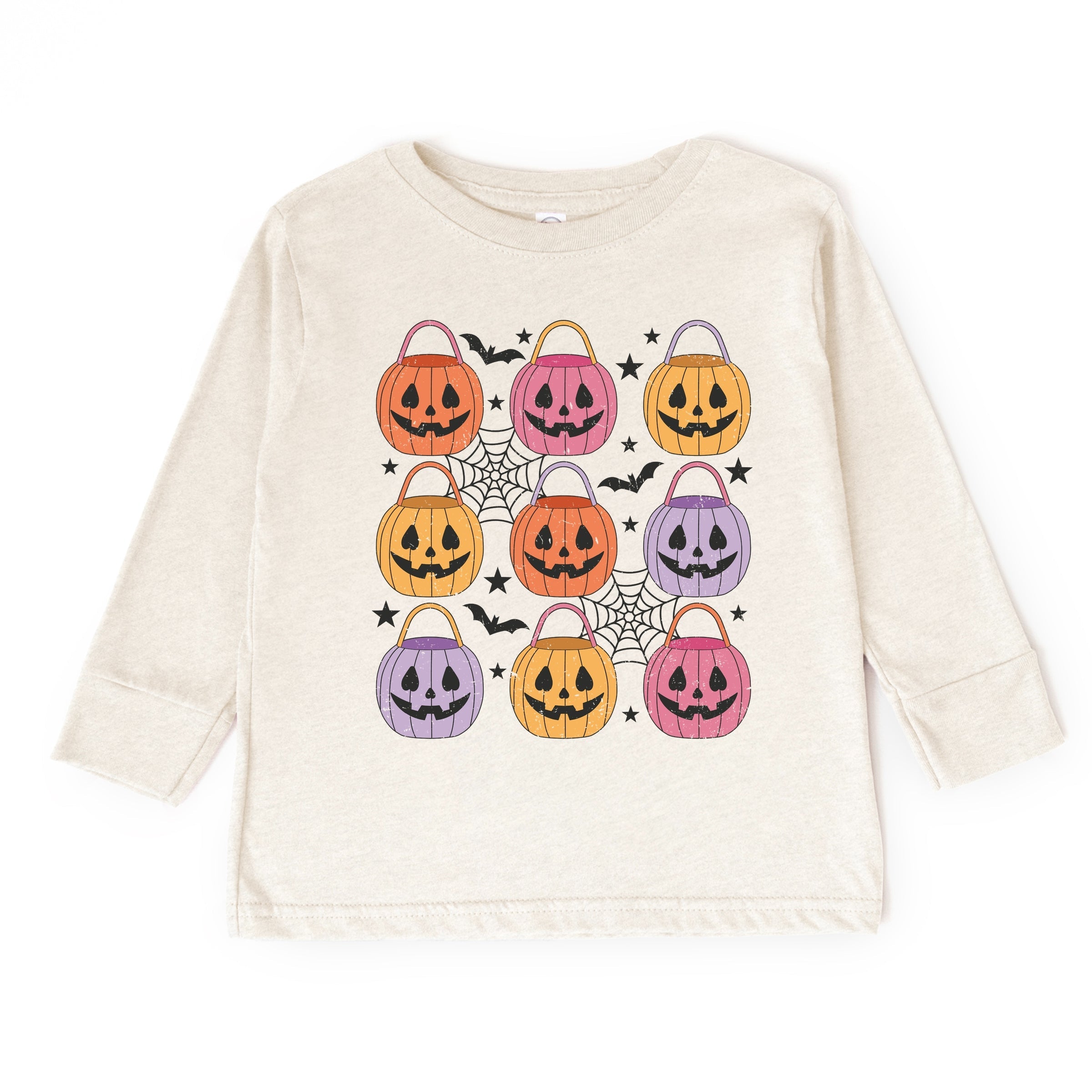 Pumpkin Basket Chart - Toddler Long Sleeve Graphic Tee and Youth Long Sleeve Graphic T-Shirt